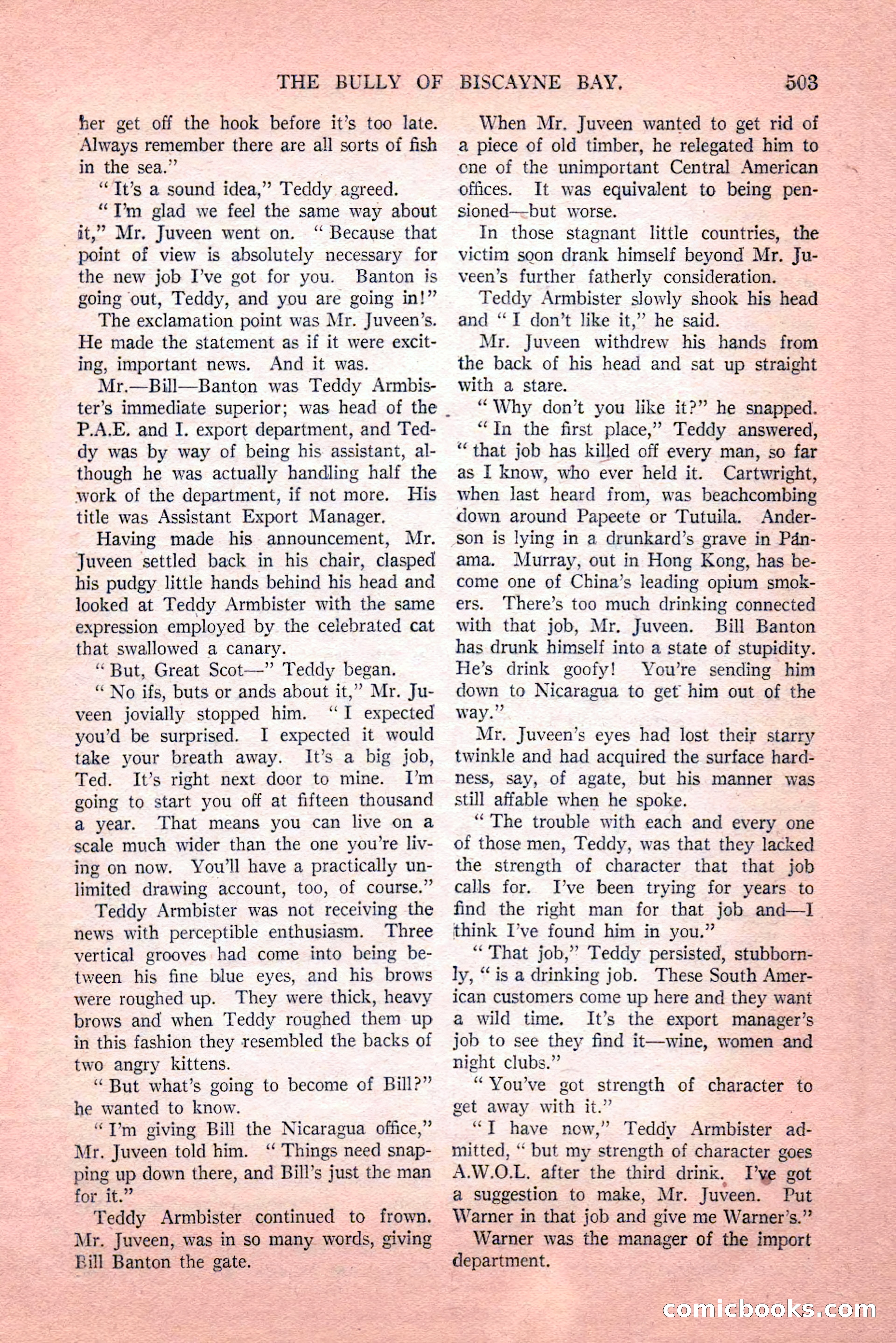 Argosy All-Story Weekly, Vol. 189, No. 4 — page 33 of 180
