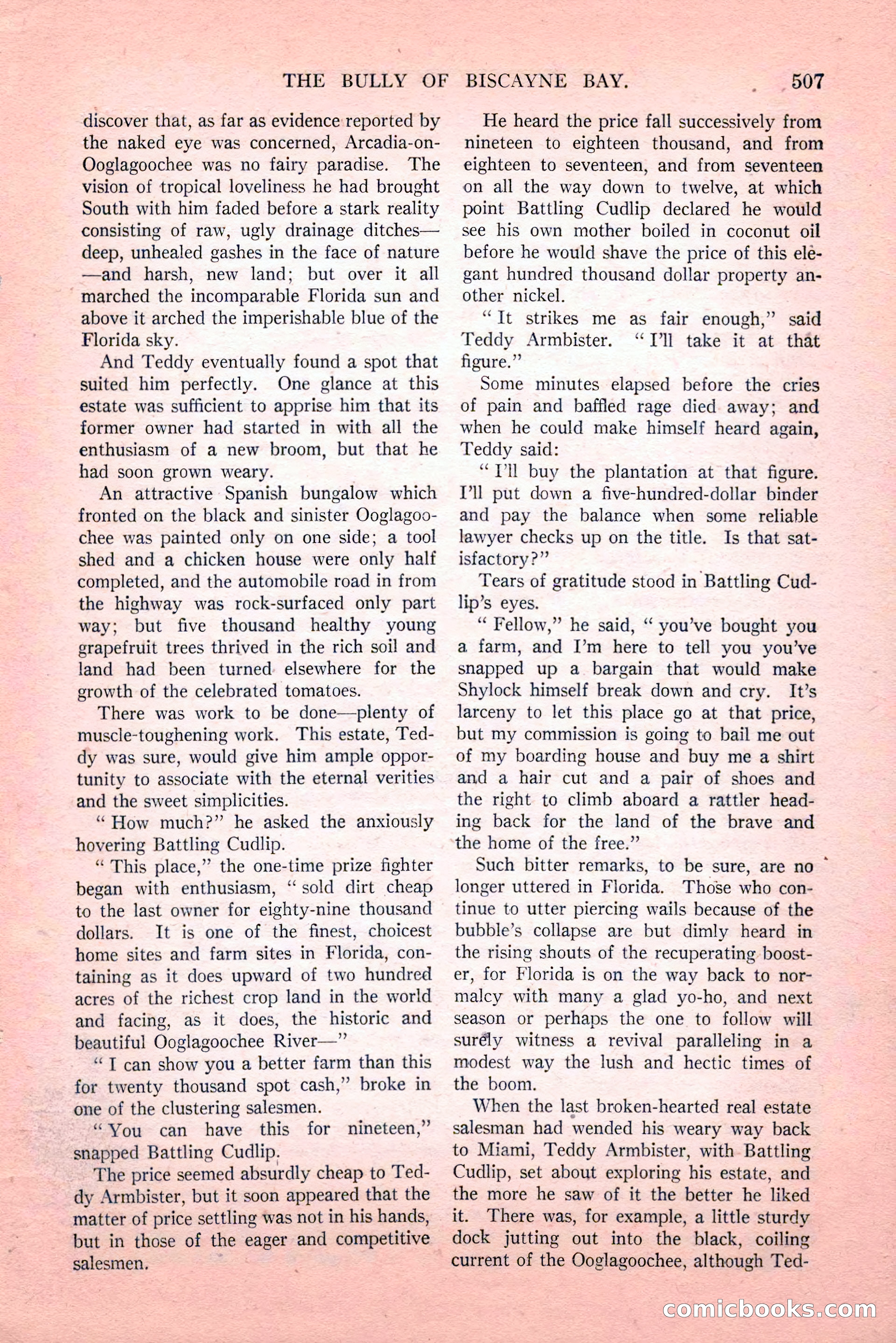 Argosy All-Story Weekly, Vol. 189, No. 4 — page 37 of 180