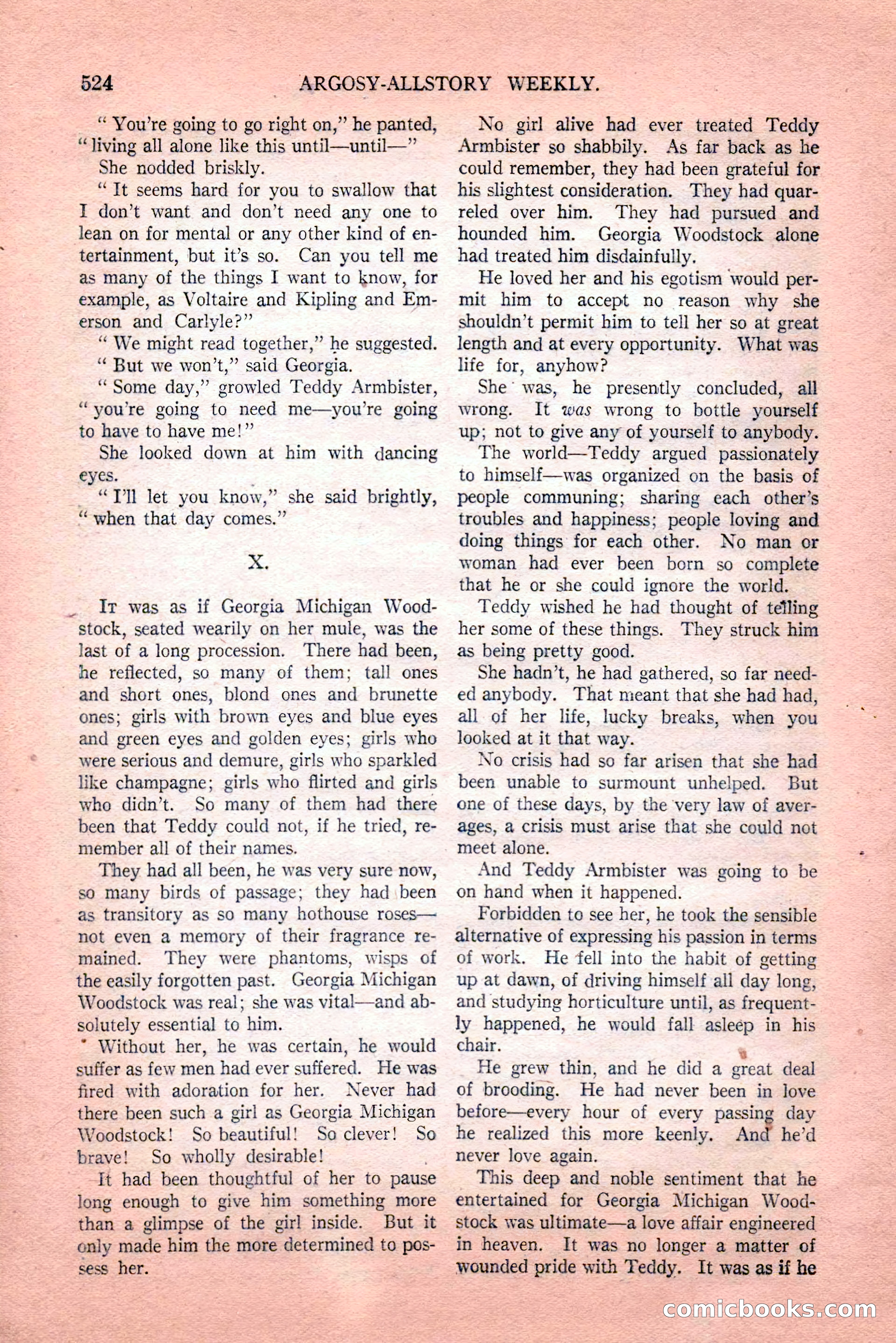 Argosy All-Story Weekly, Vol. 189, No. 4 — page 54 of 180