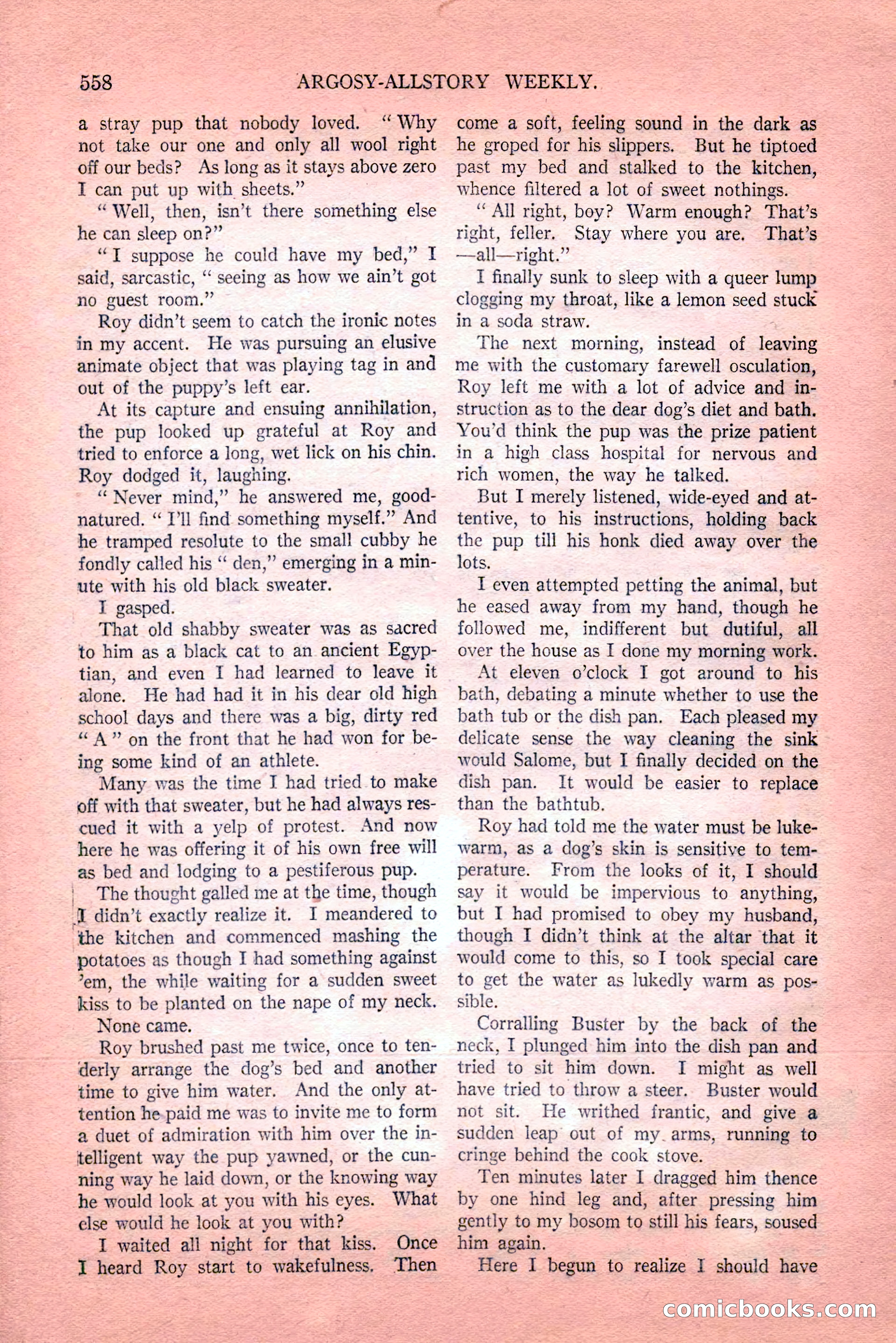Argosy All-Story Weekly, Vol. 189, No. 4 — page 88 of 180