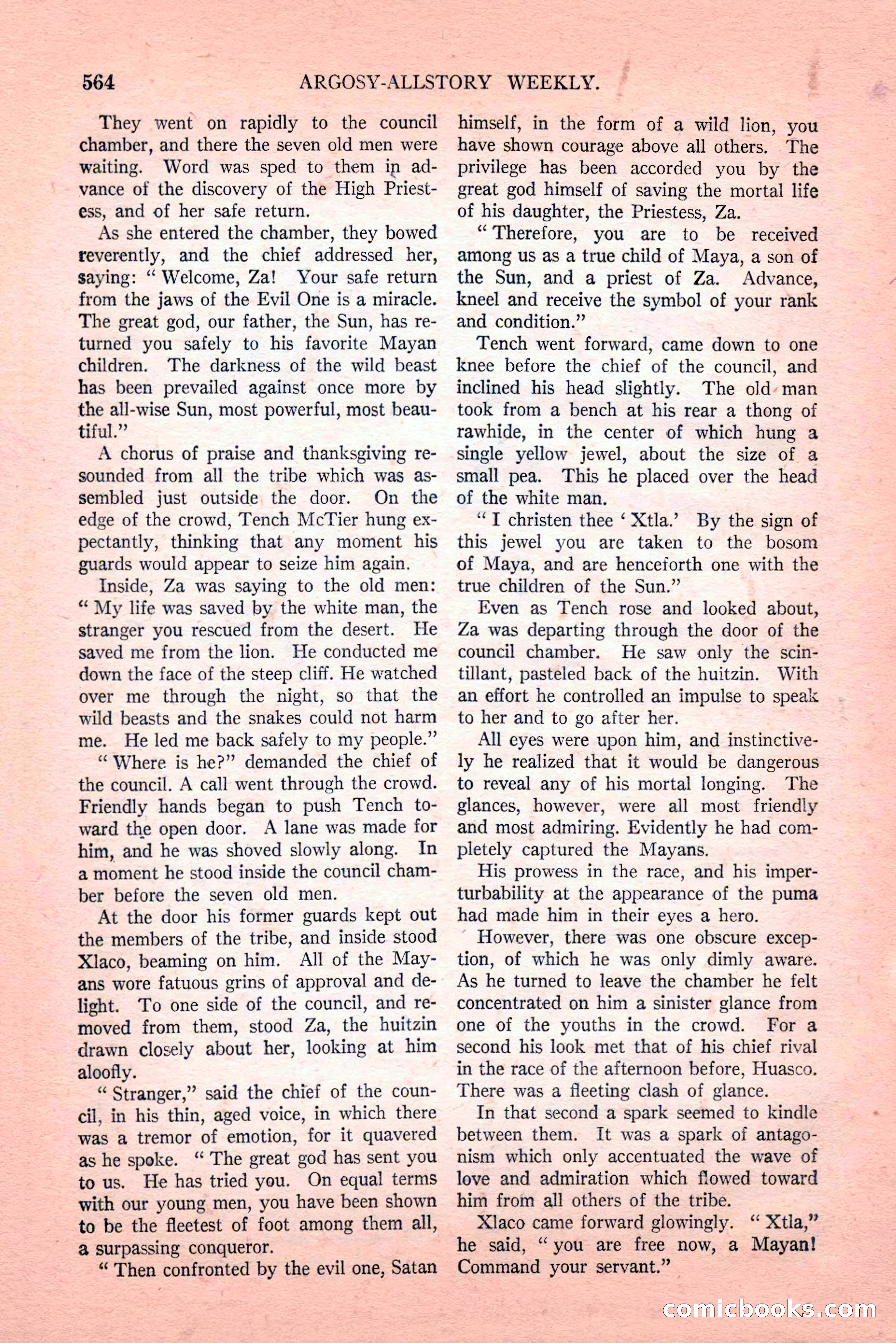Argosy All-Story Weekly, Vol. 189, No. 4 — page 94 of 180