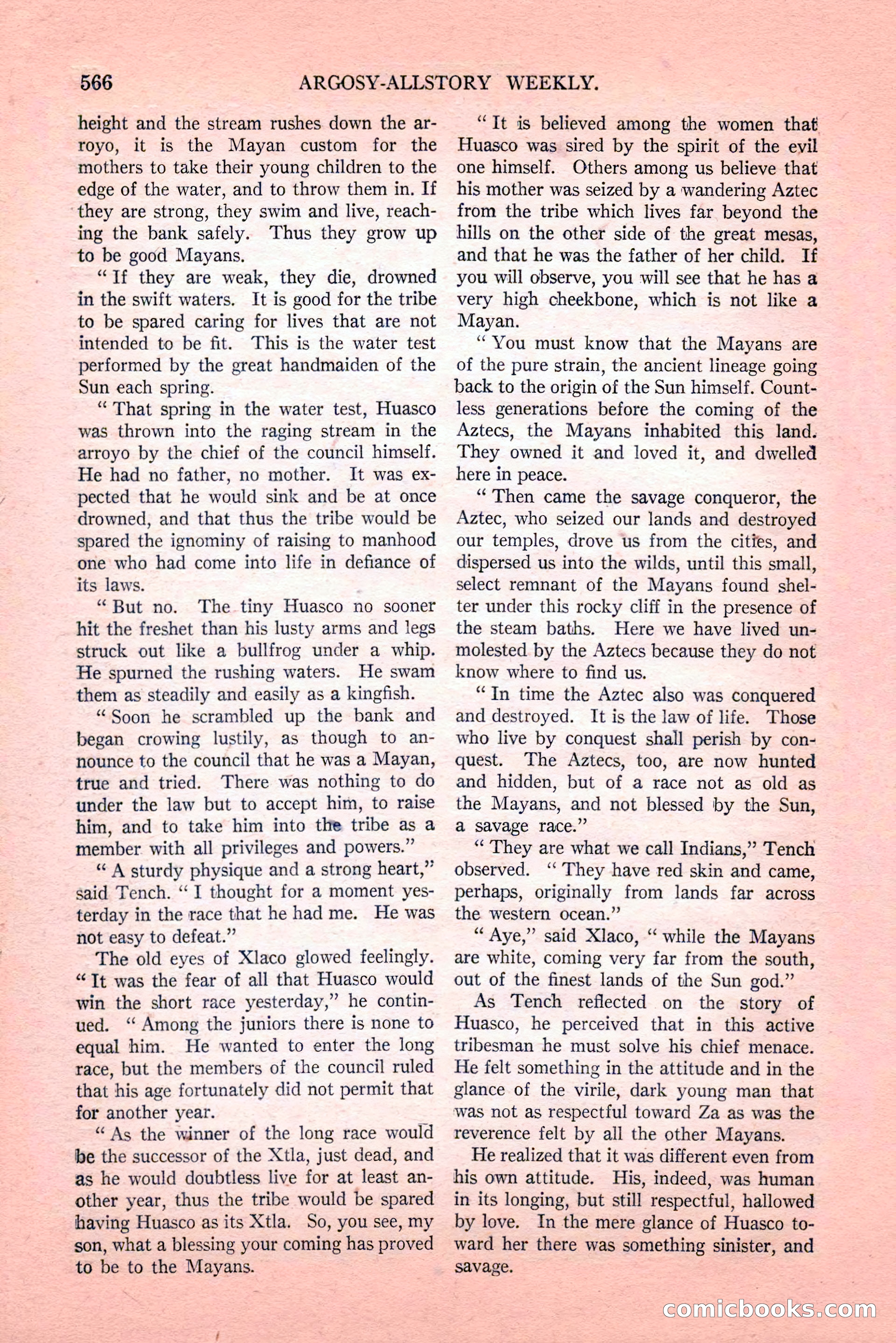 Argosy All-Story Weekly, Vol. 189, No. 4 — page 96 of 180