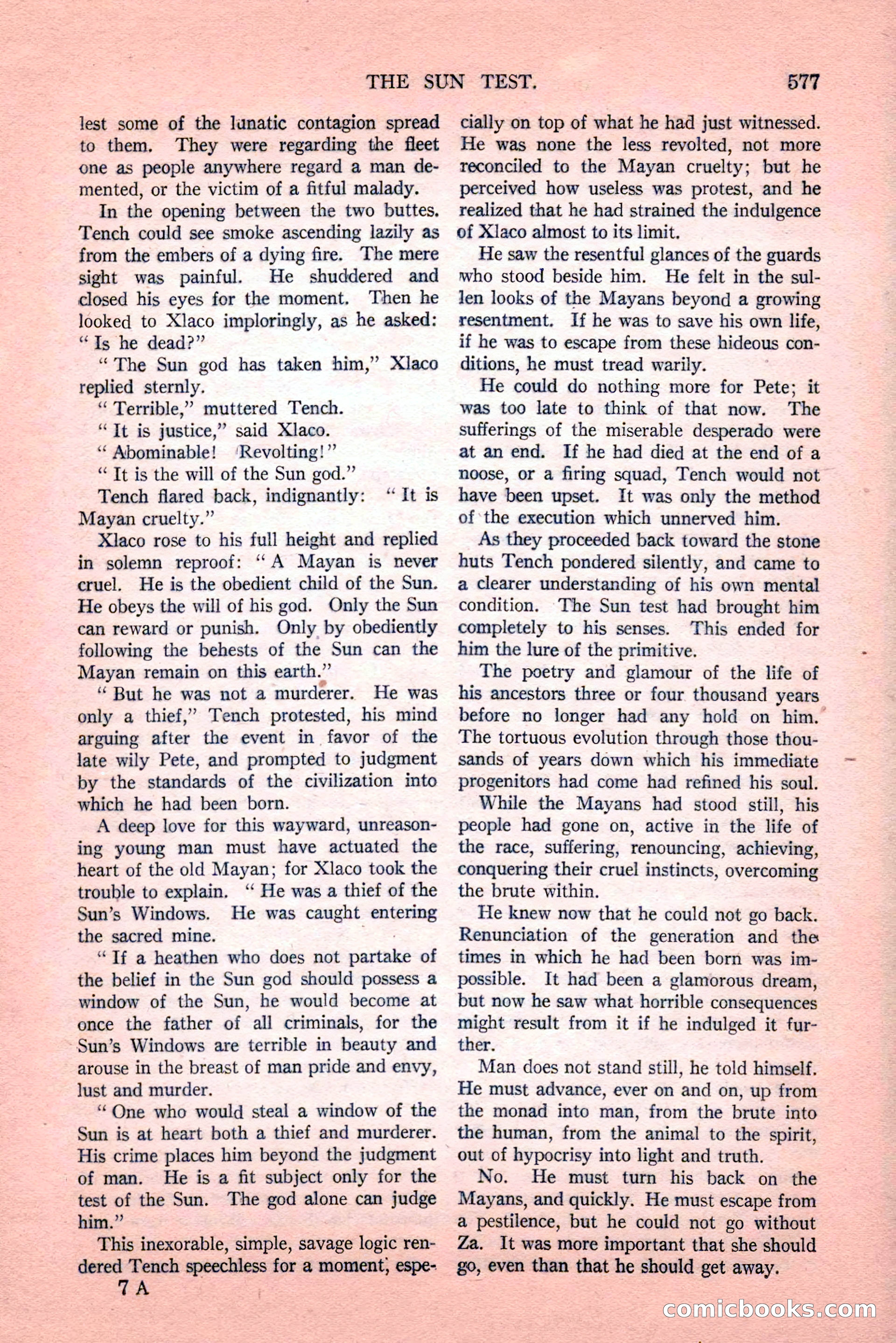 Argosy All-Story Weekly, Vol. 189, No. 4 — page 107 of 180