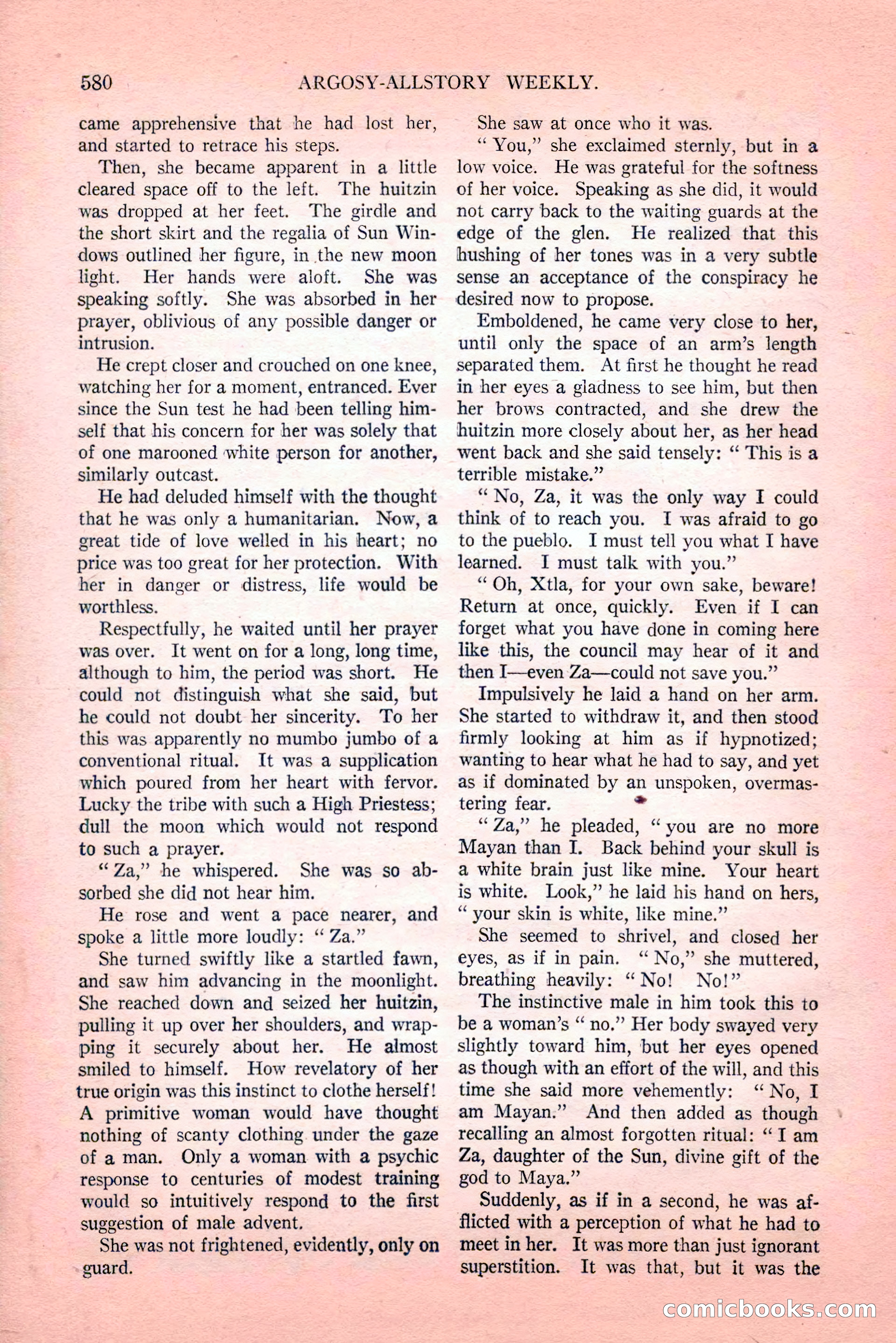 Argosy All-Story Weekly, Vol. 189, No. 4 — page 110 of 180