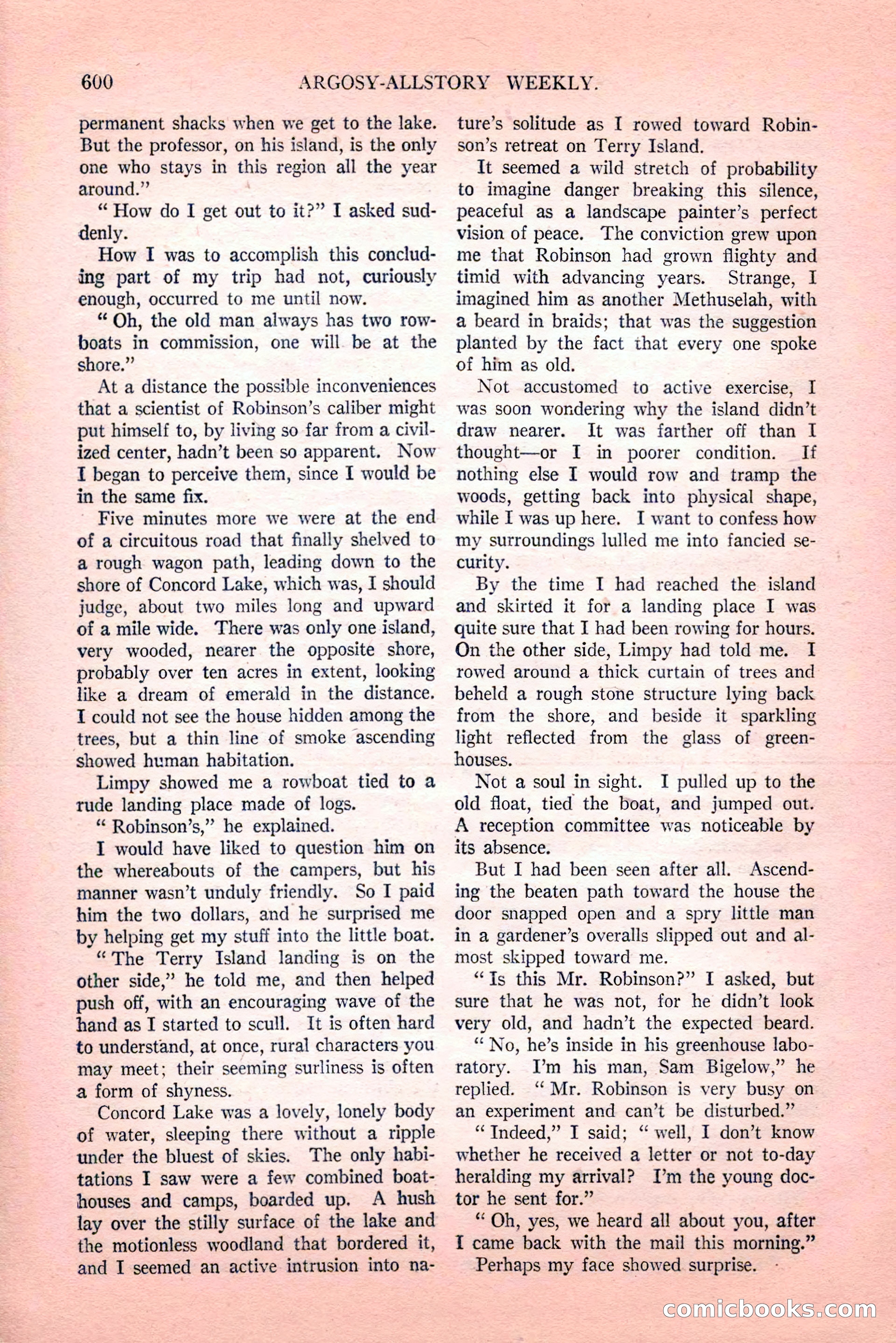 Argosy All-Story Weekly, Vol. 189, No. 4 — page 130 of 180