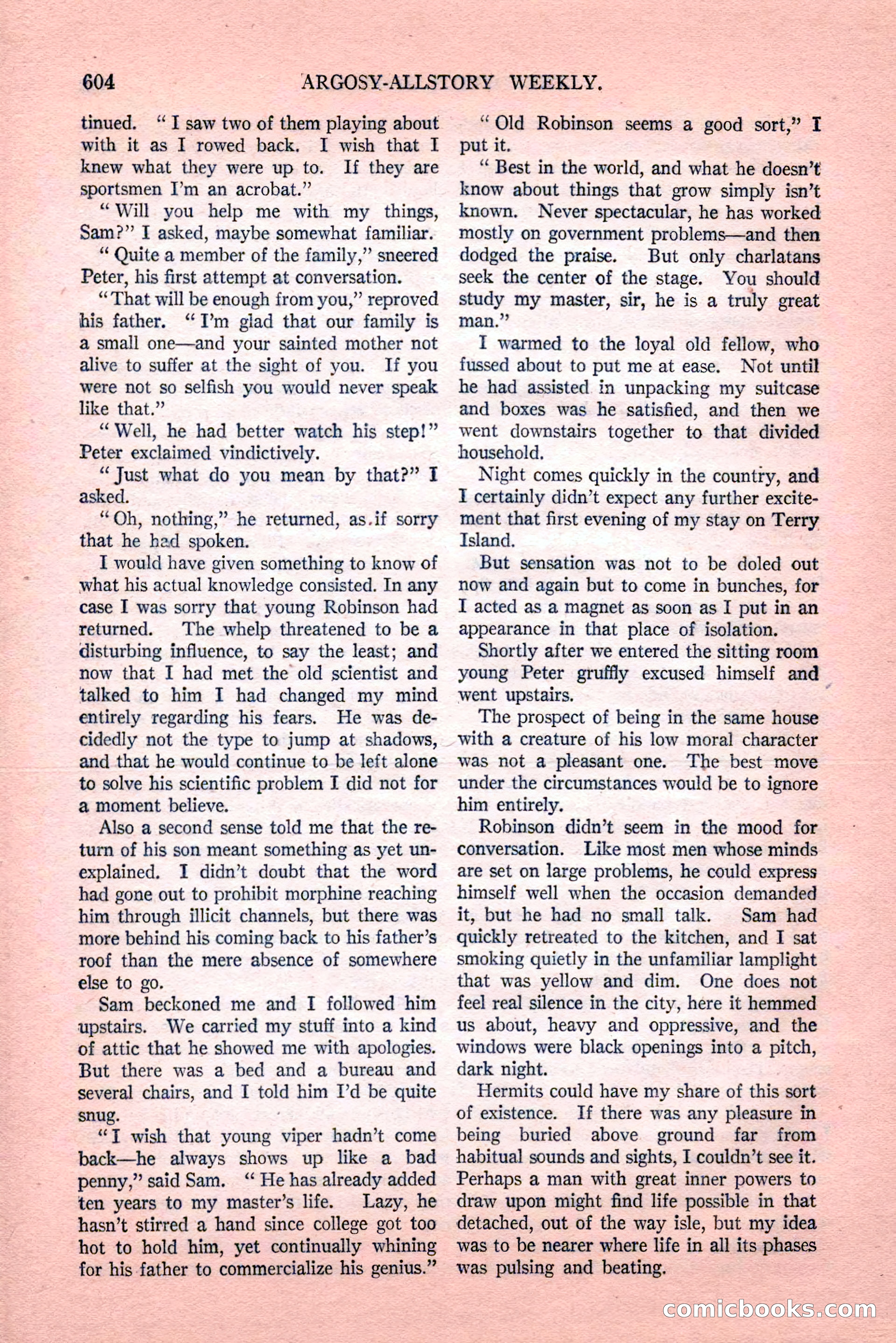 Argosy All-Story Weekly, Vol. 189, No. 4 — page 134 of 180