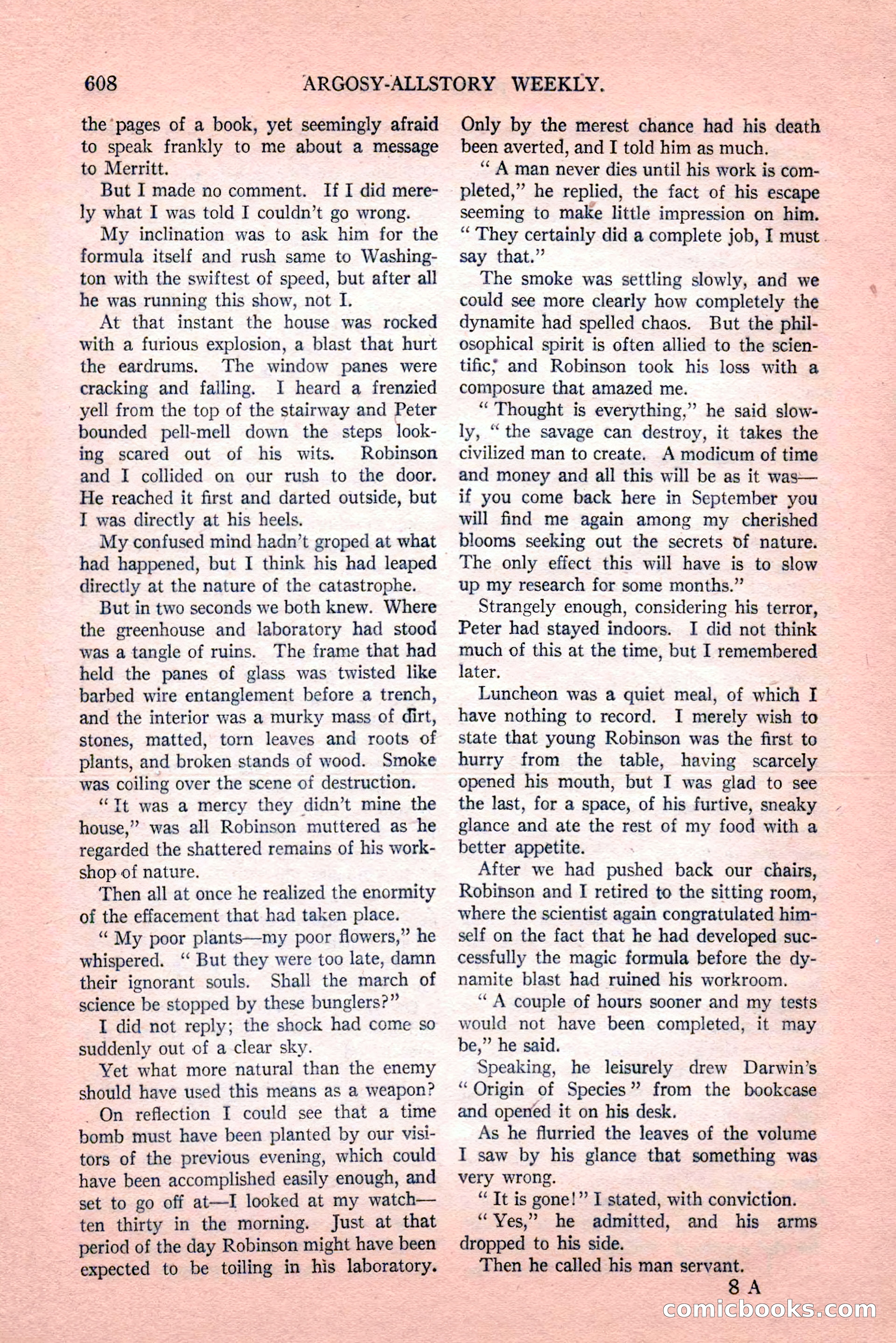 Argosy All-Story Weekly, Vol. 189, No. 4 — page 138 of 180