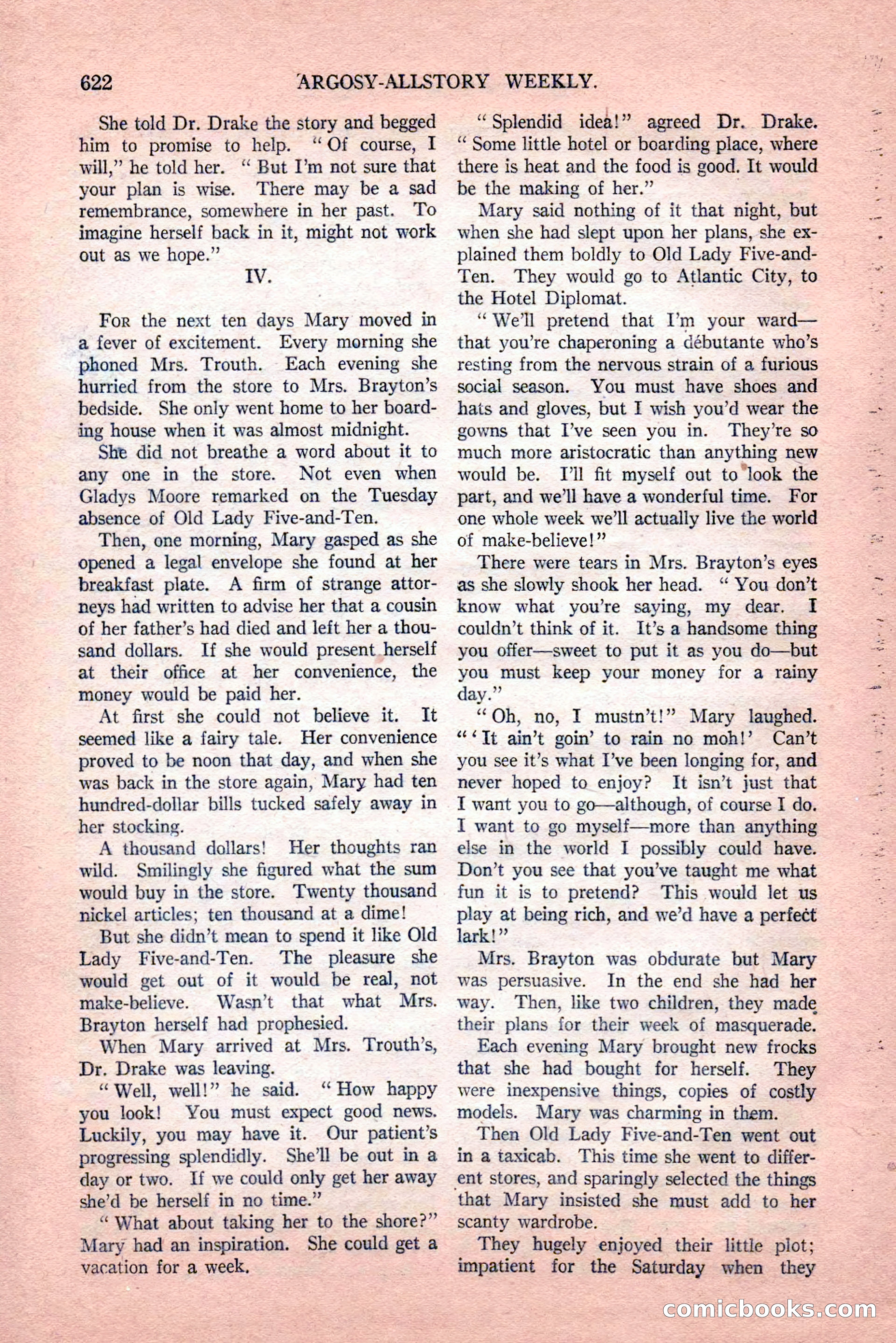 Argosy All-Story Weekly, Vol. 189, No. 4 — page 152 of 180