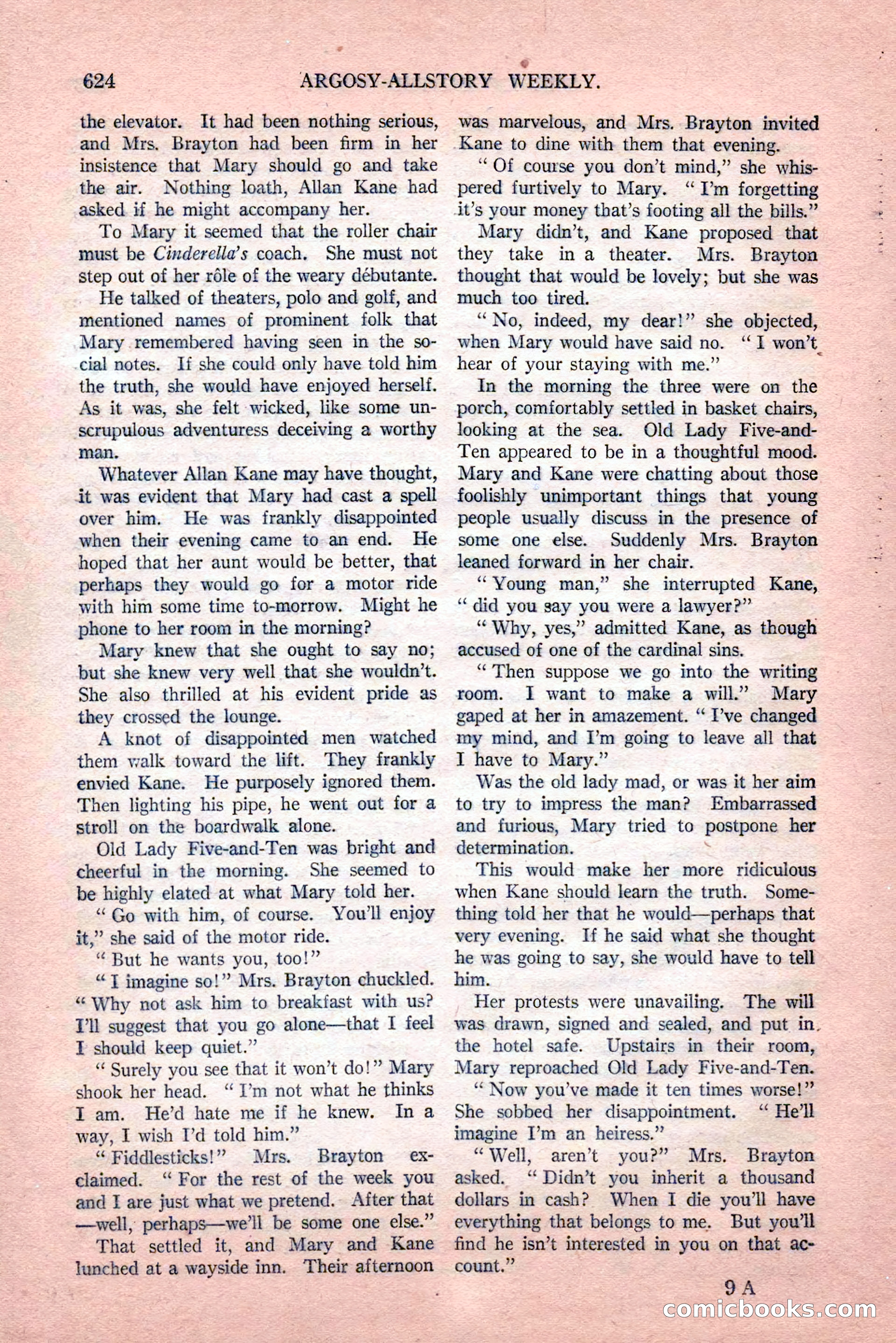 Argosy All-Story Weekly, Vol. 189, No. 4 — page 154 of 180