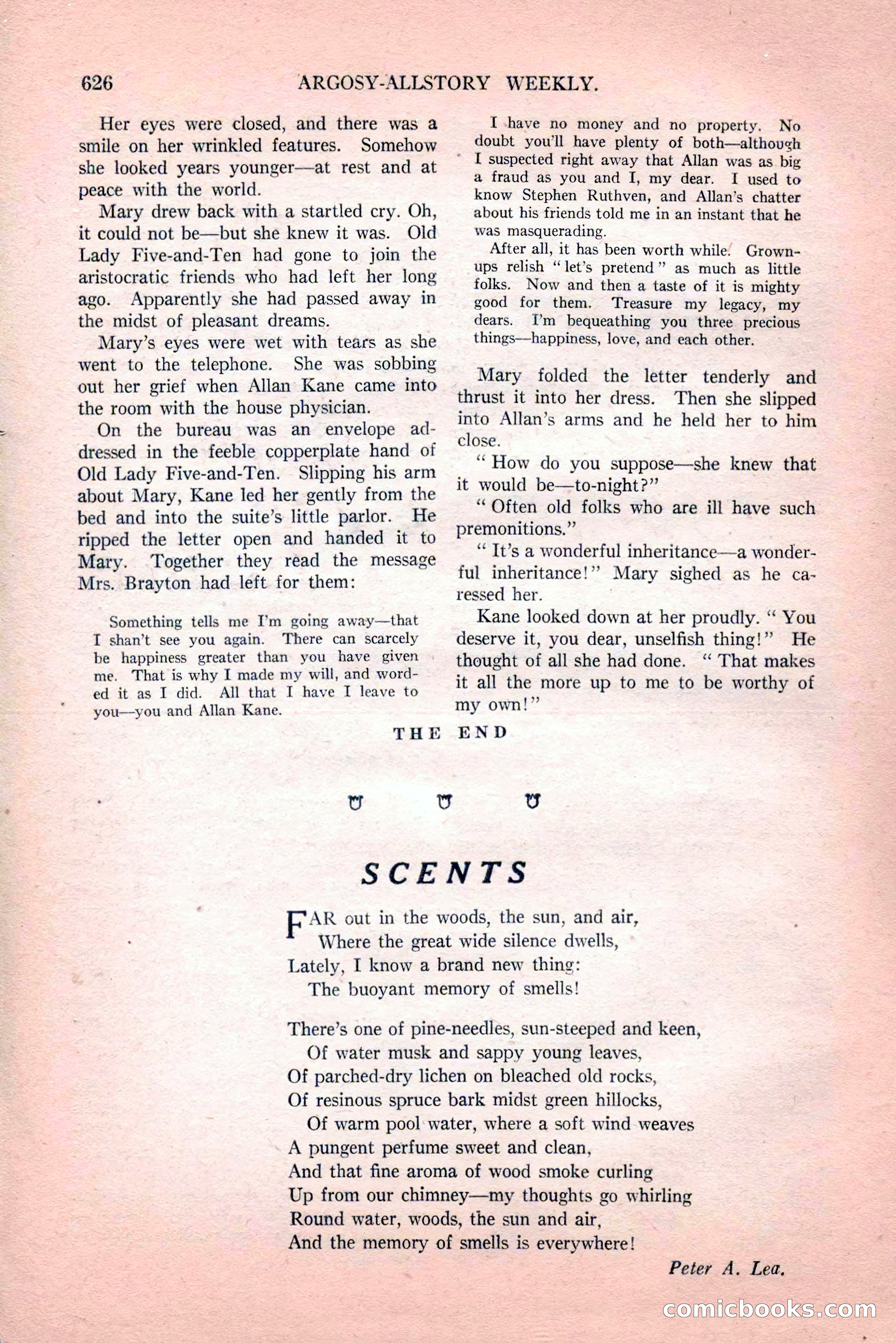Argosy All-Story Weekly, Vol. 189, No. 4 — page 156 of 180