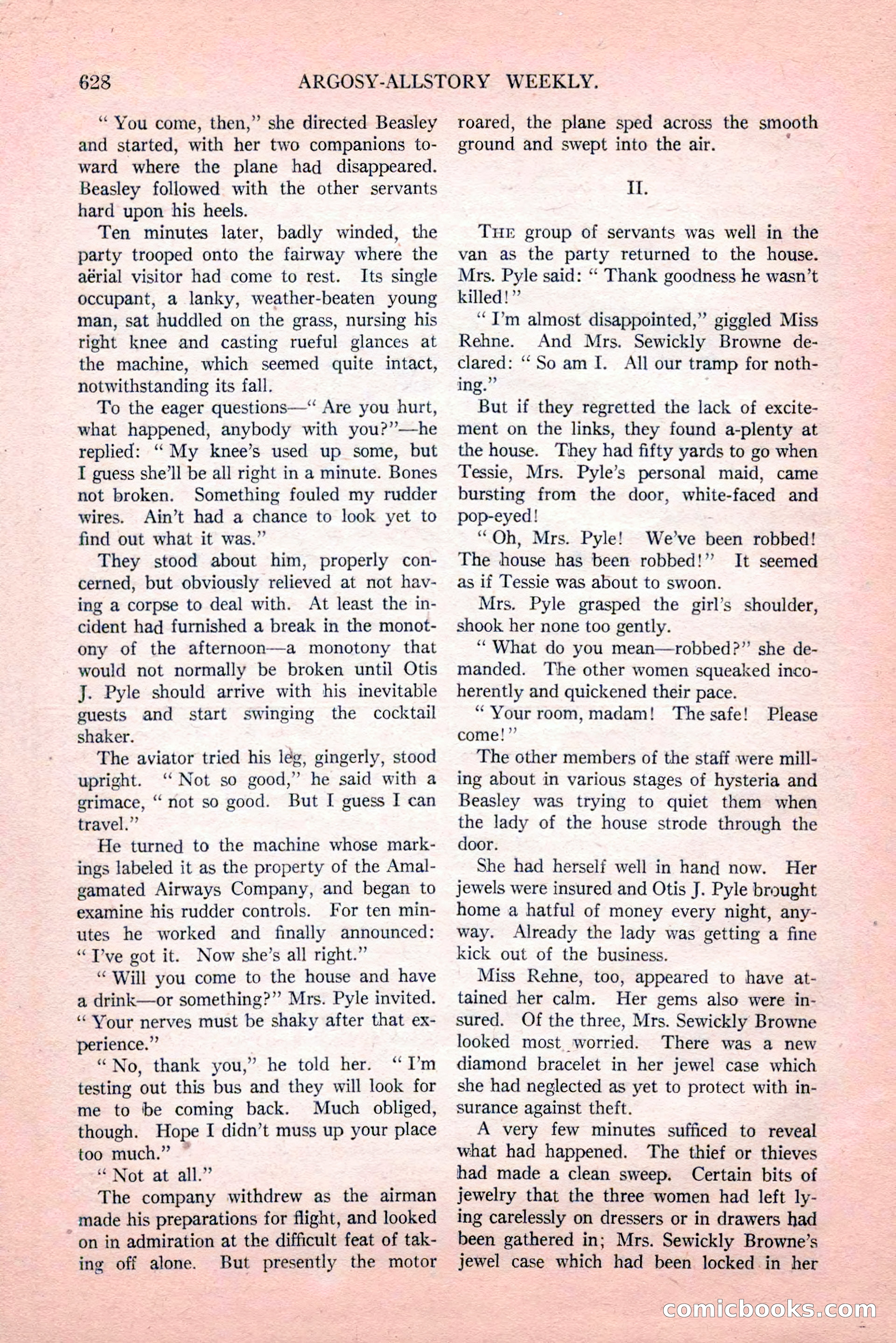 Argosy All-Story Weekly, Vol. 189, No. 4 — page 158 of 180