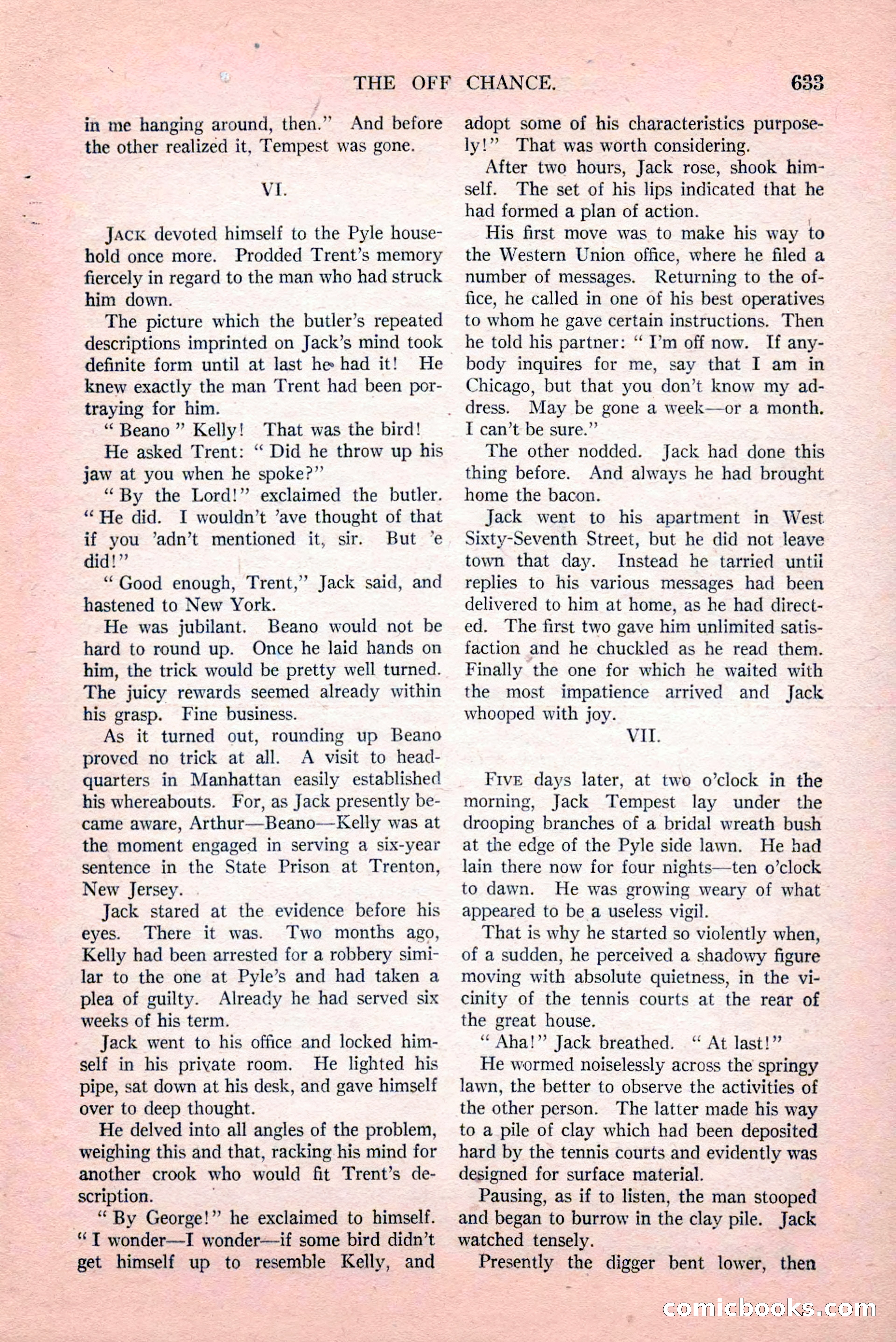 Argosy All-Story Weekly, Vol. 189, No. 4 — page 163 of 180