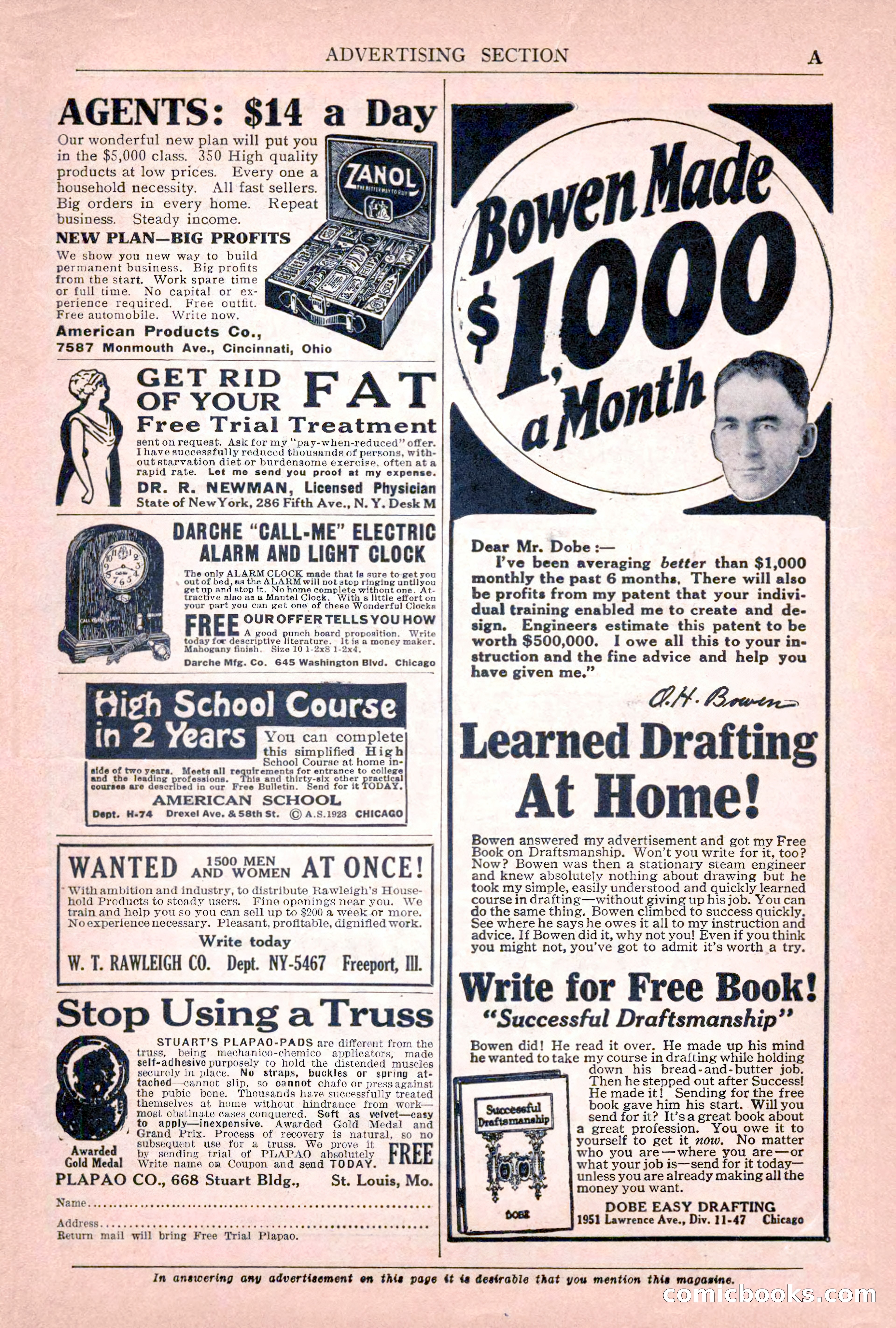Argosy All-Story Weekly, Vol. 189, No. 4 — page 173 of 180