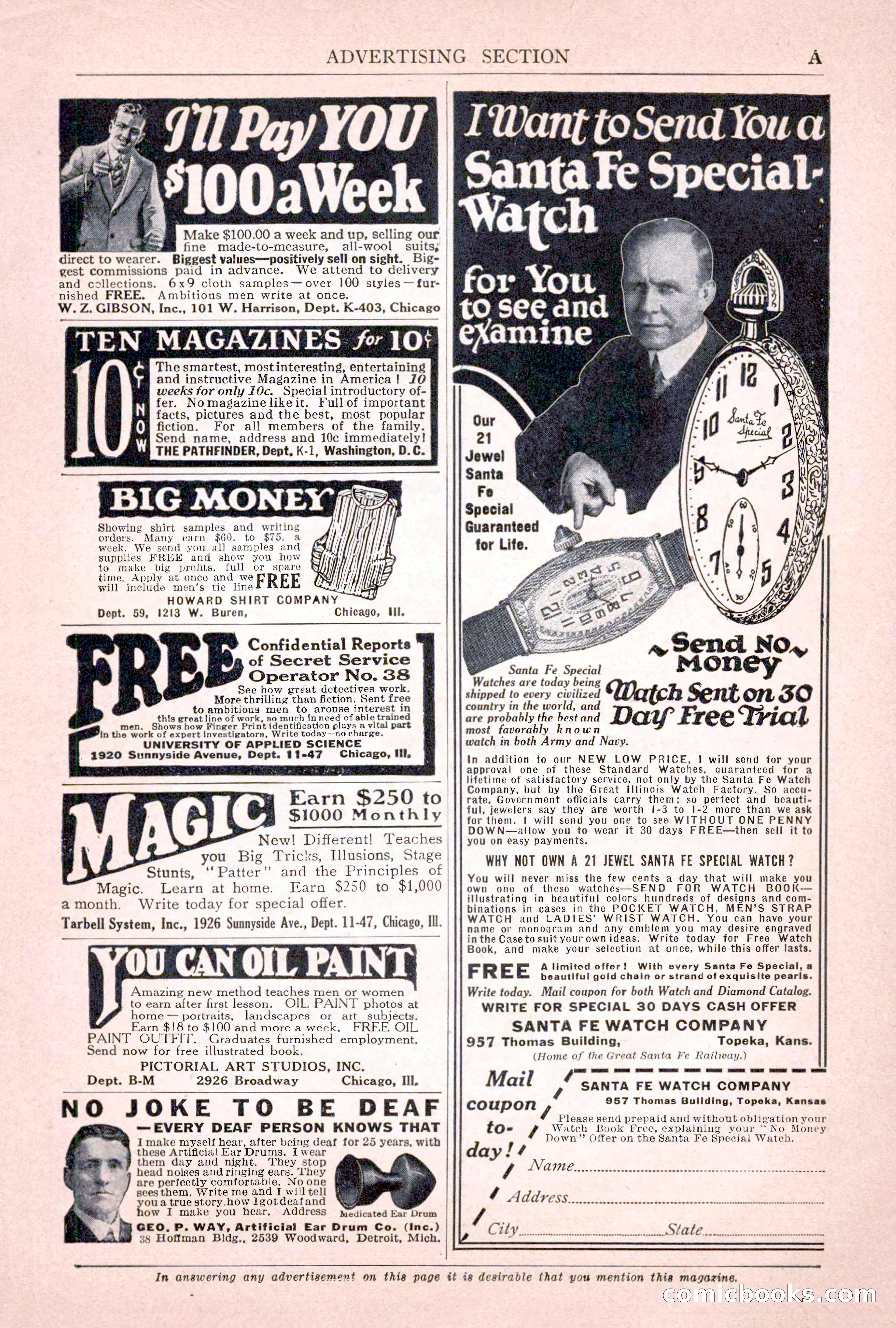 Argosy All-Story Weekly, Vol. 189, No. 4 — page 175 of 180