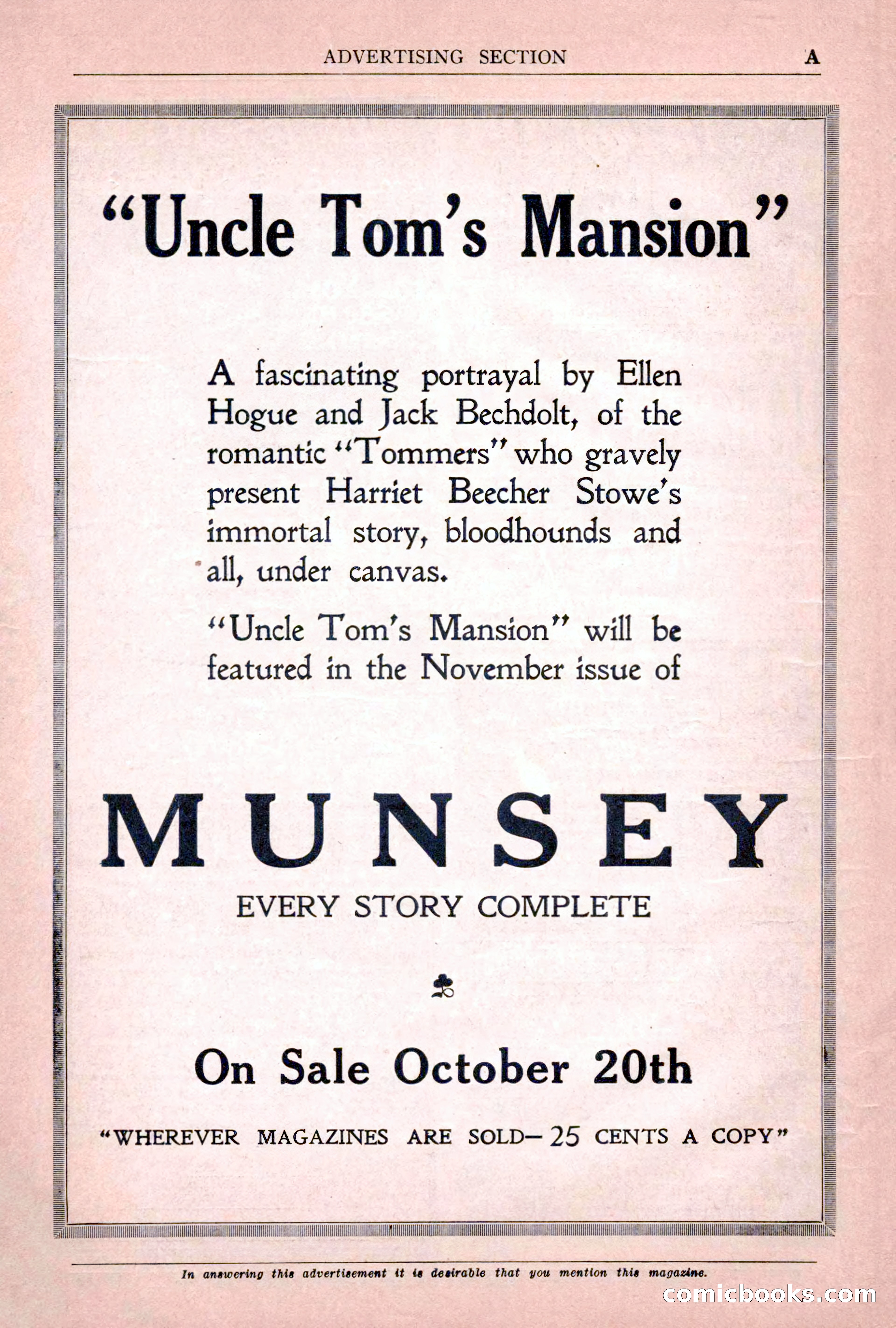 Argosy All-Story Weekly, Vol. 189, No. 4 — page 176 of 180