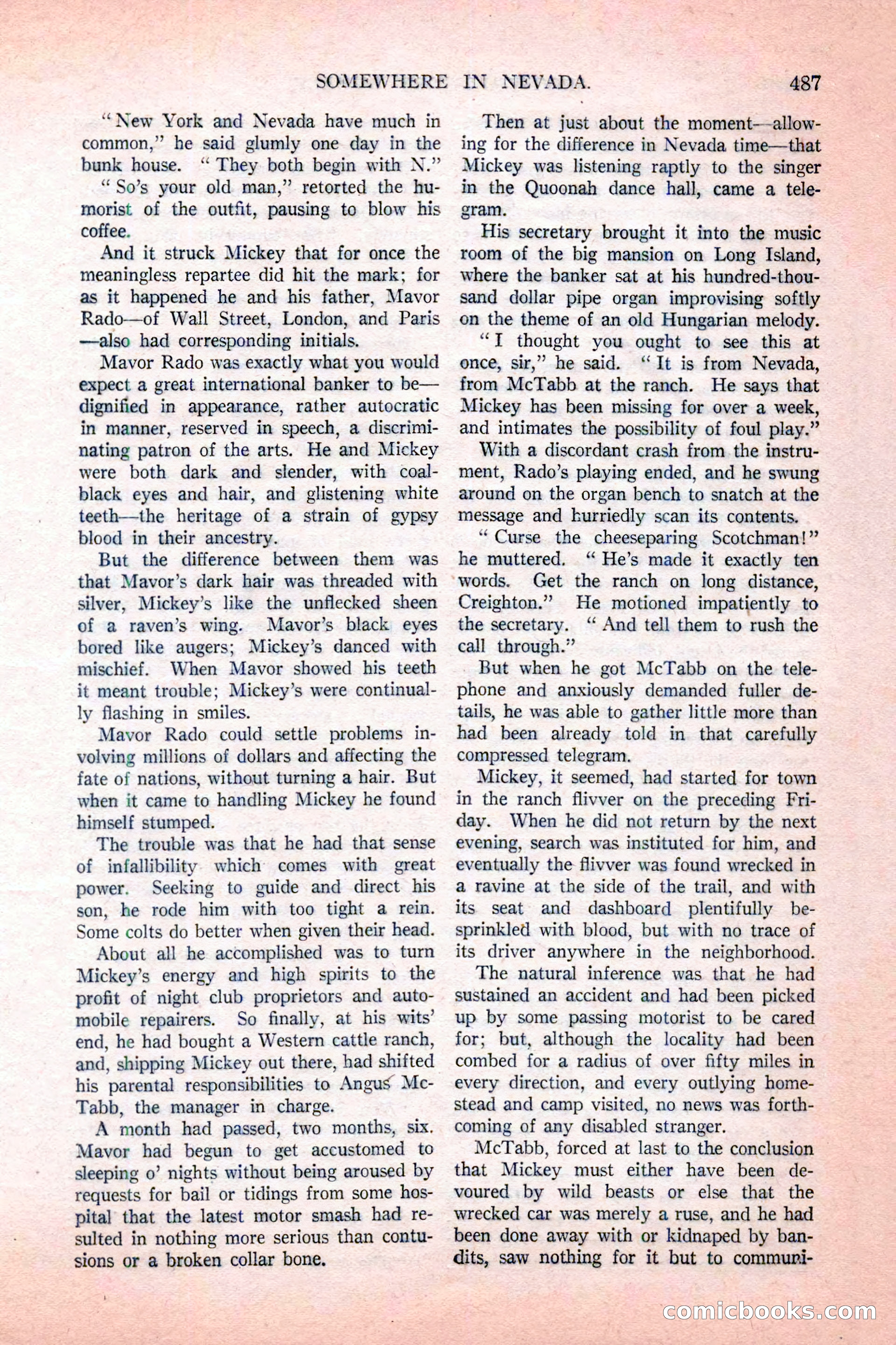 Argosy All-Story Weekly, November 12, 1927 — page 13 of 168