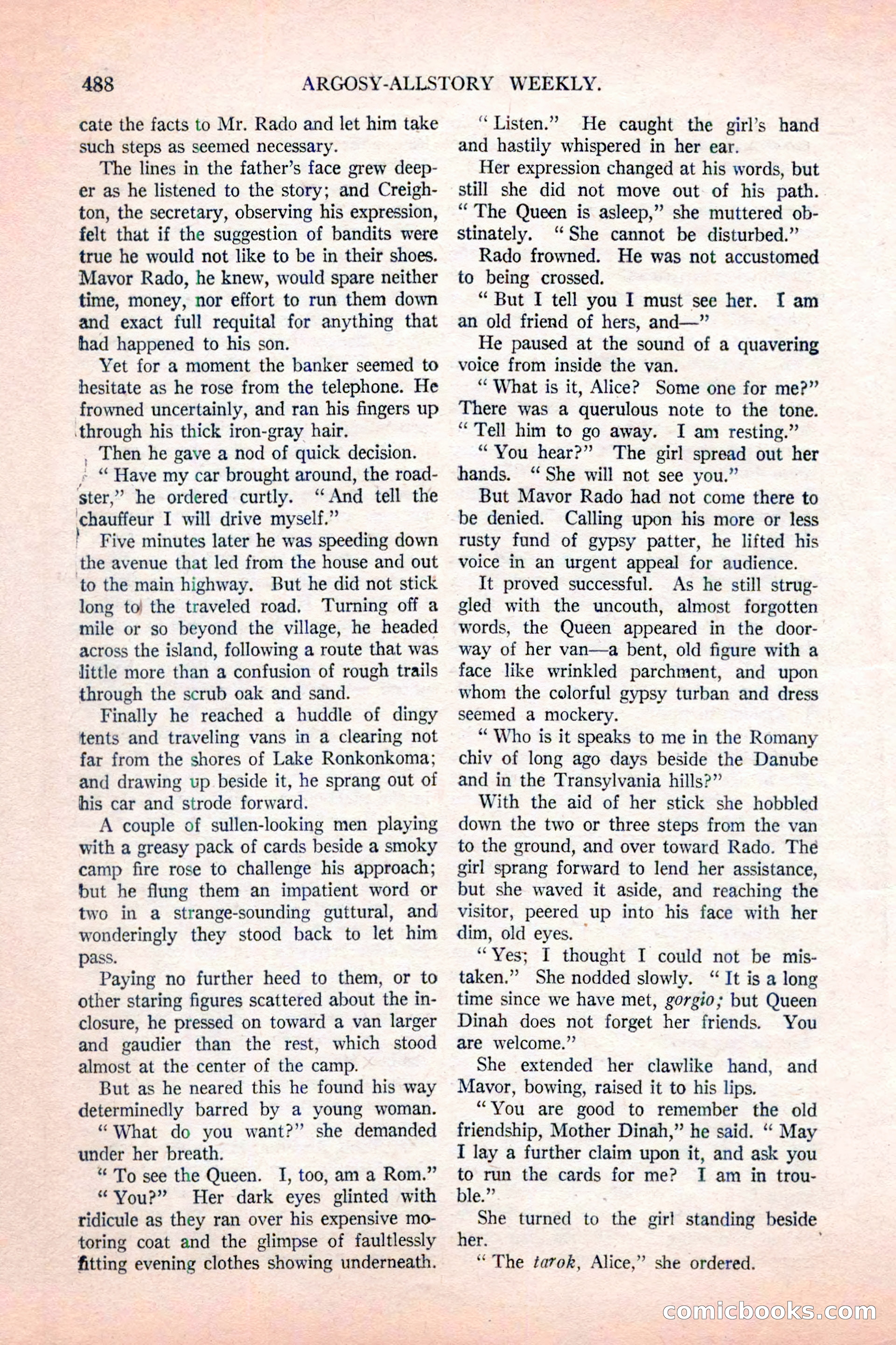 Argosy All-Story Weekly, November 12, 1927 — page 14 of 168