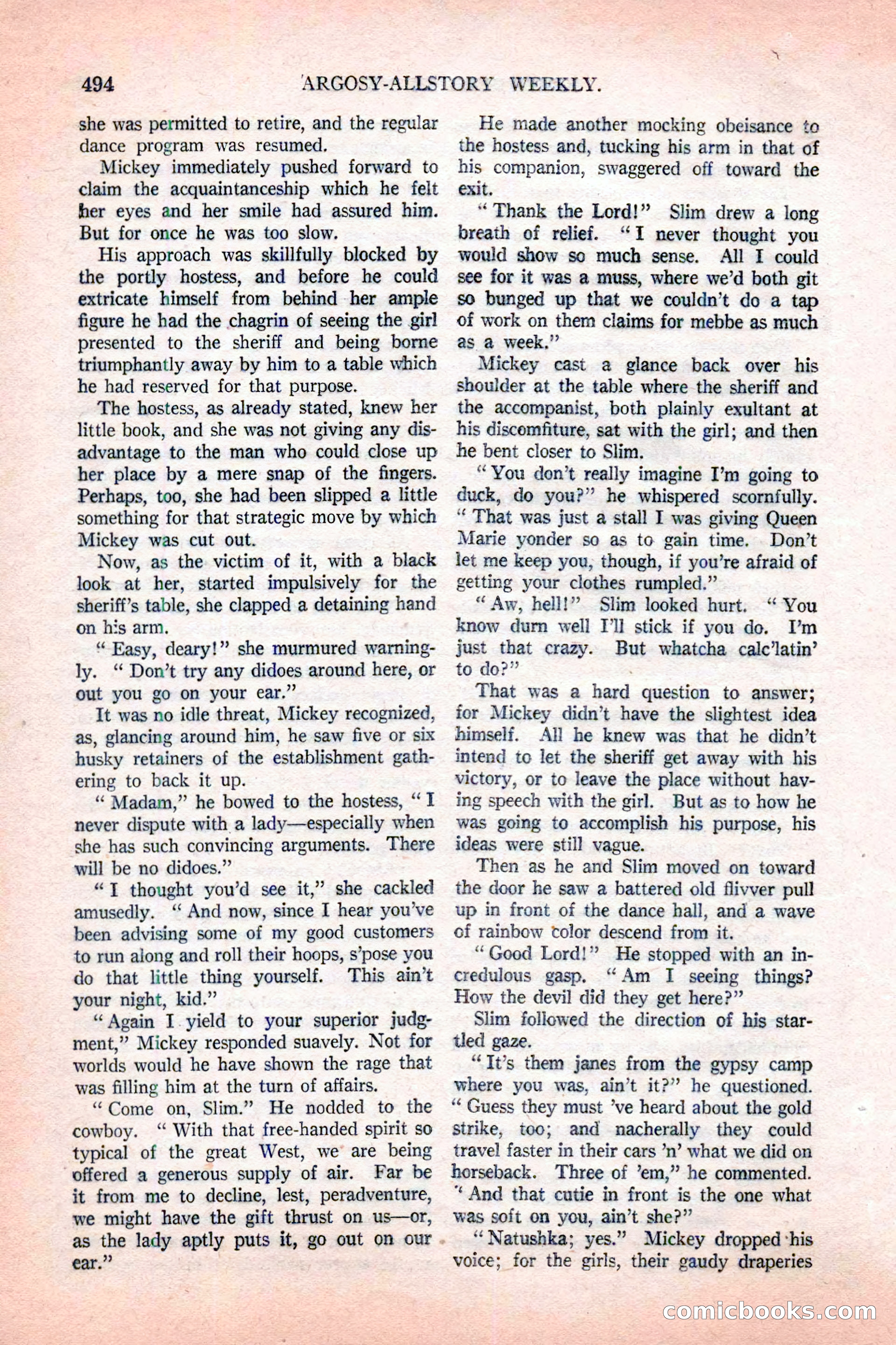 Argosy All-Story Weekly, November 12, 1927 — page 20 of 168