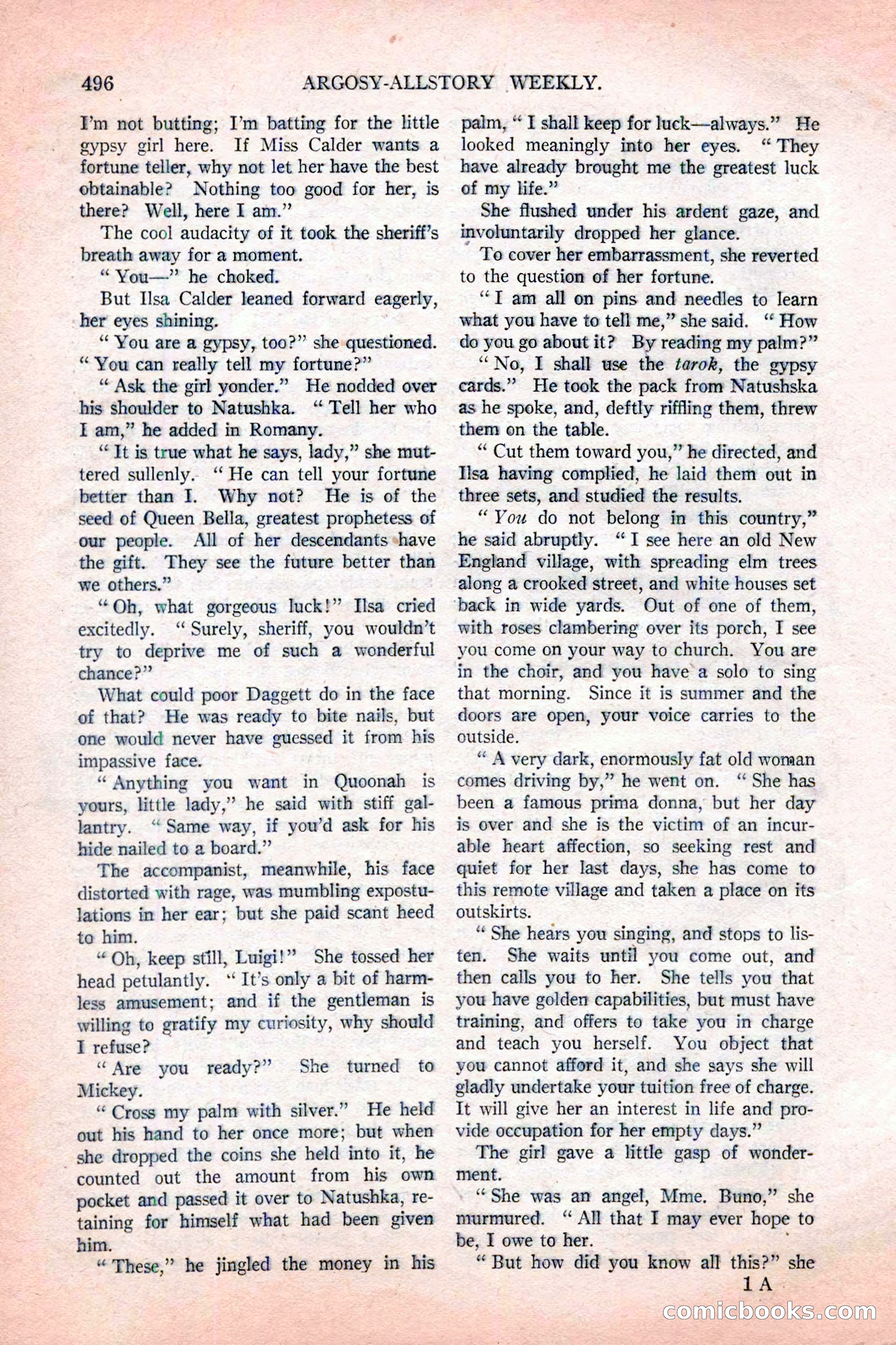 Argosy All-Story Weekly, November 12, 1927 — page 22 of 168