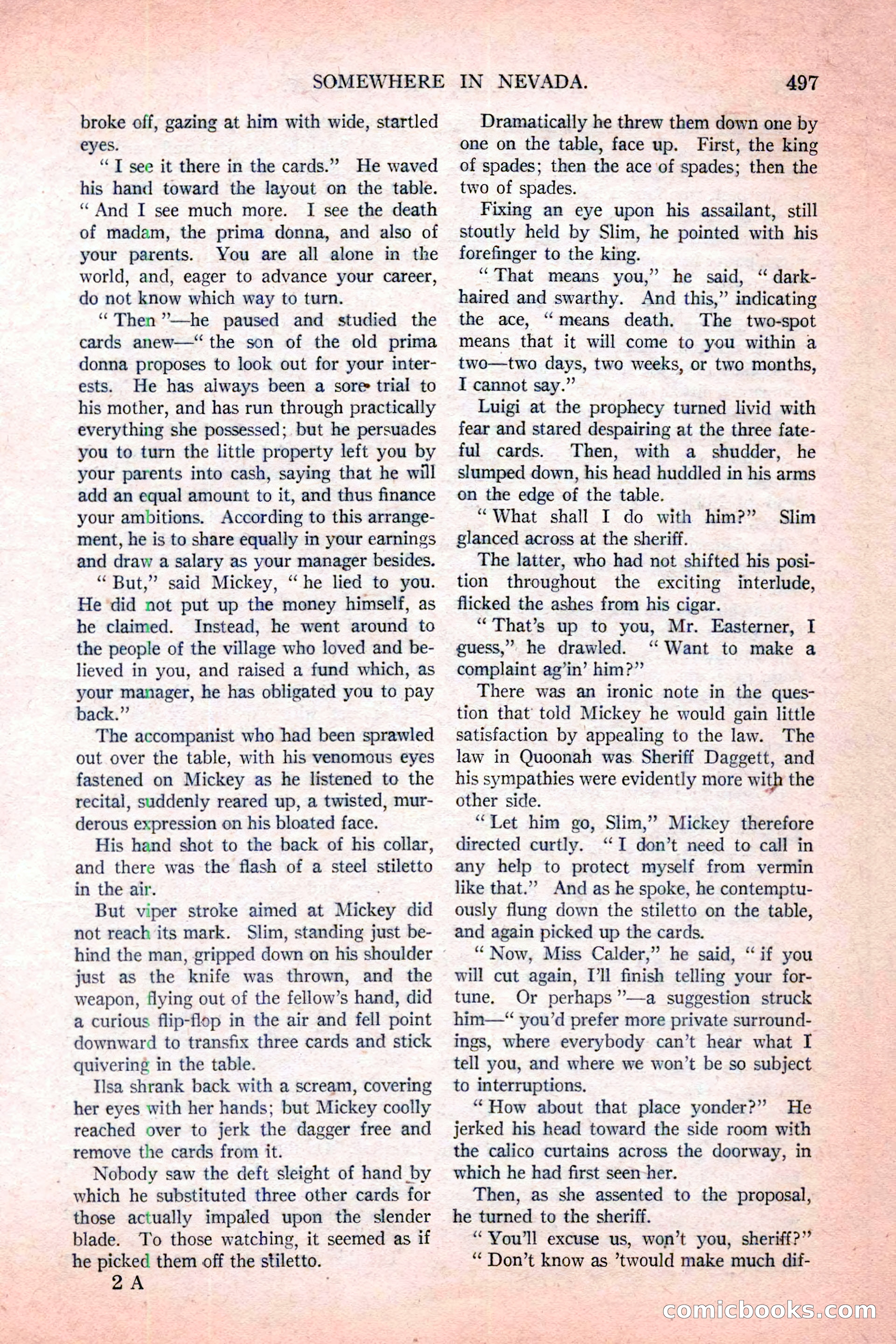 Argosy All-Story Weekly, November 12, 1927 — page 23 of 168
