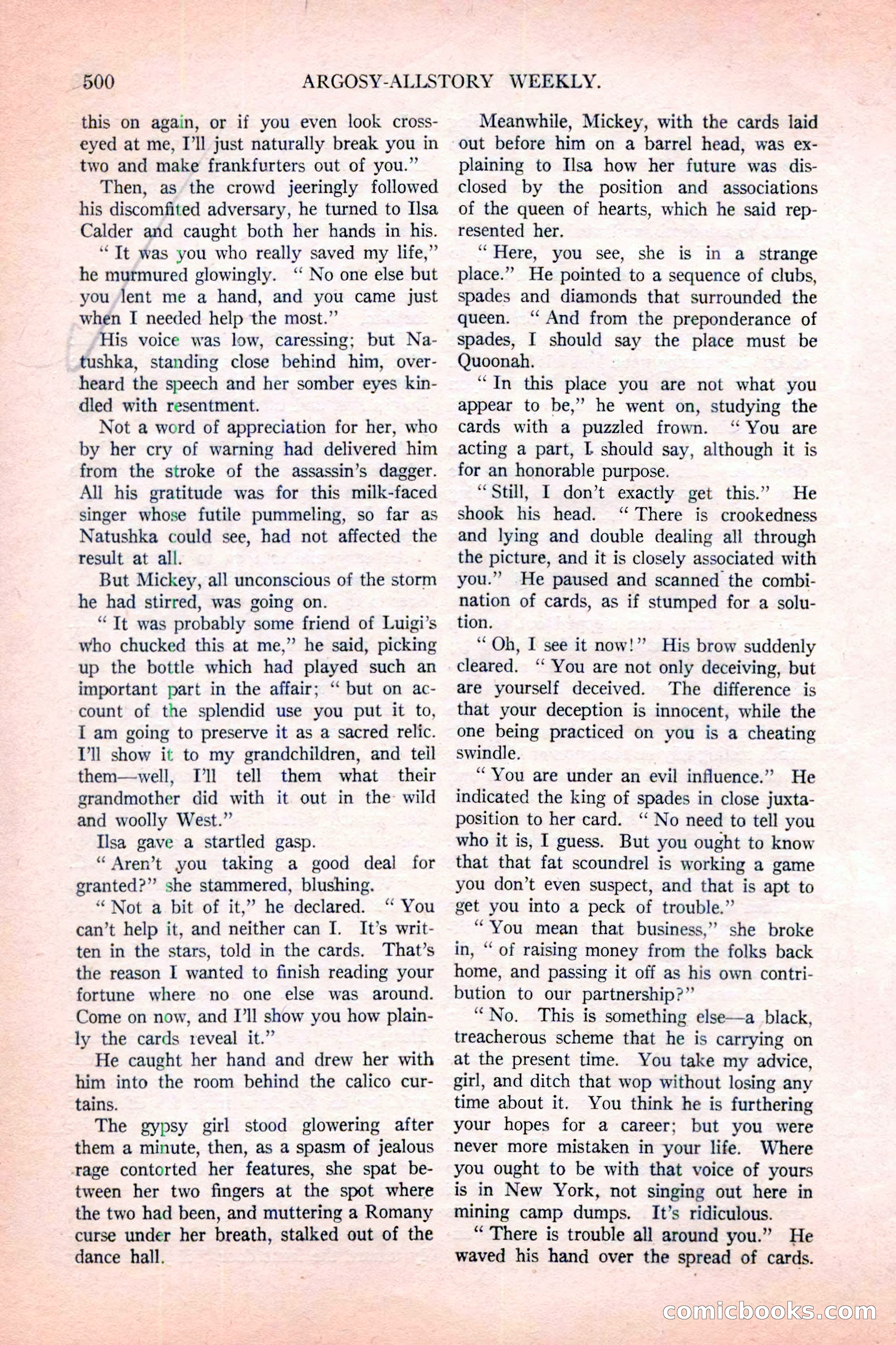 Argosy All-Story Weekly, November 12, 1927 — page 26 of 168