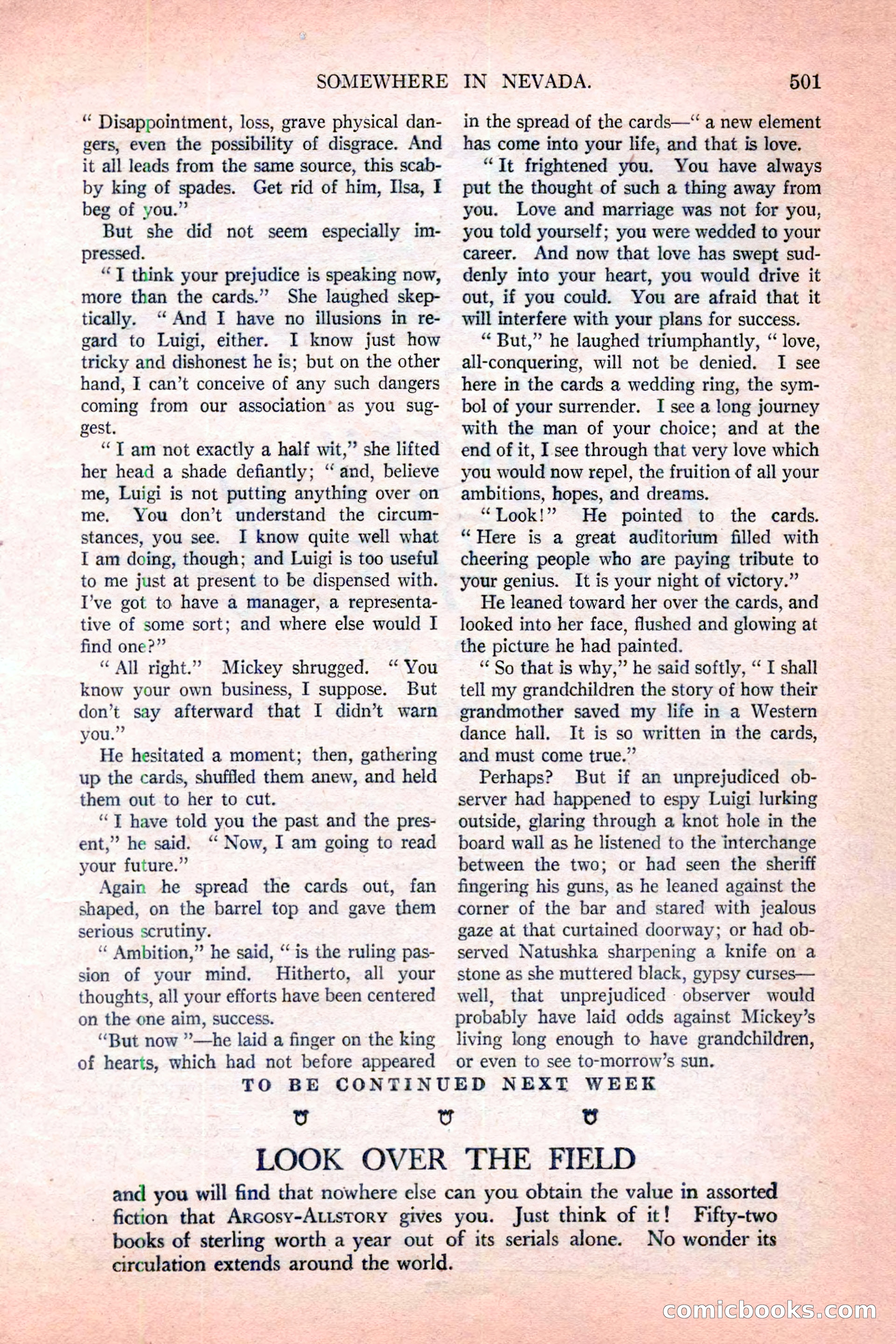 Argosy All-Story Weekly, November 12, 1927 — page 27 of 168