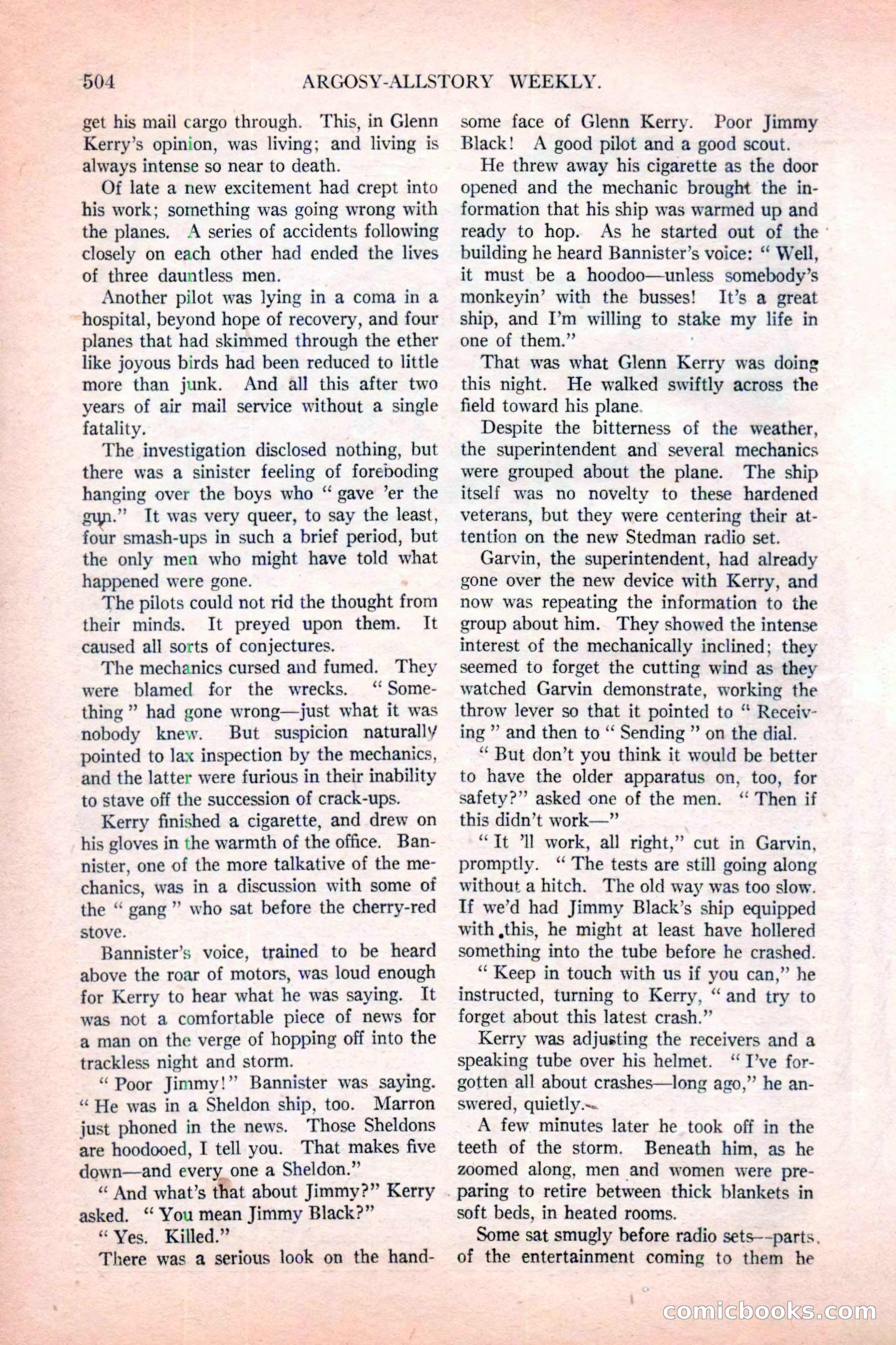 Argosy All-Story Weekly, November 12, 1927 — page 30 of 168