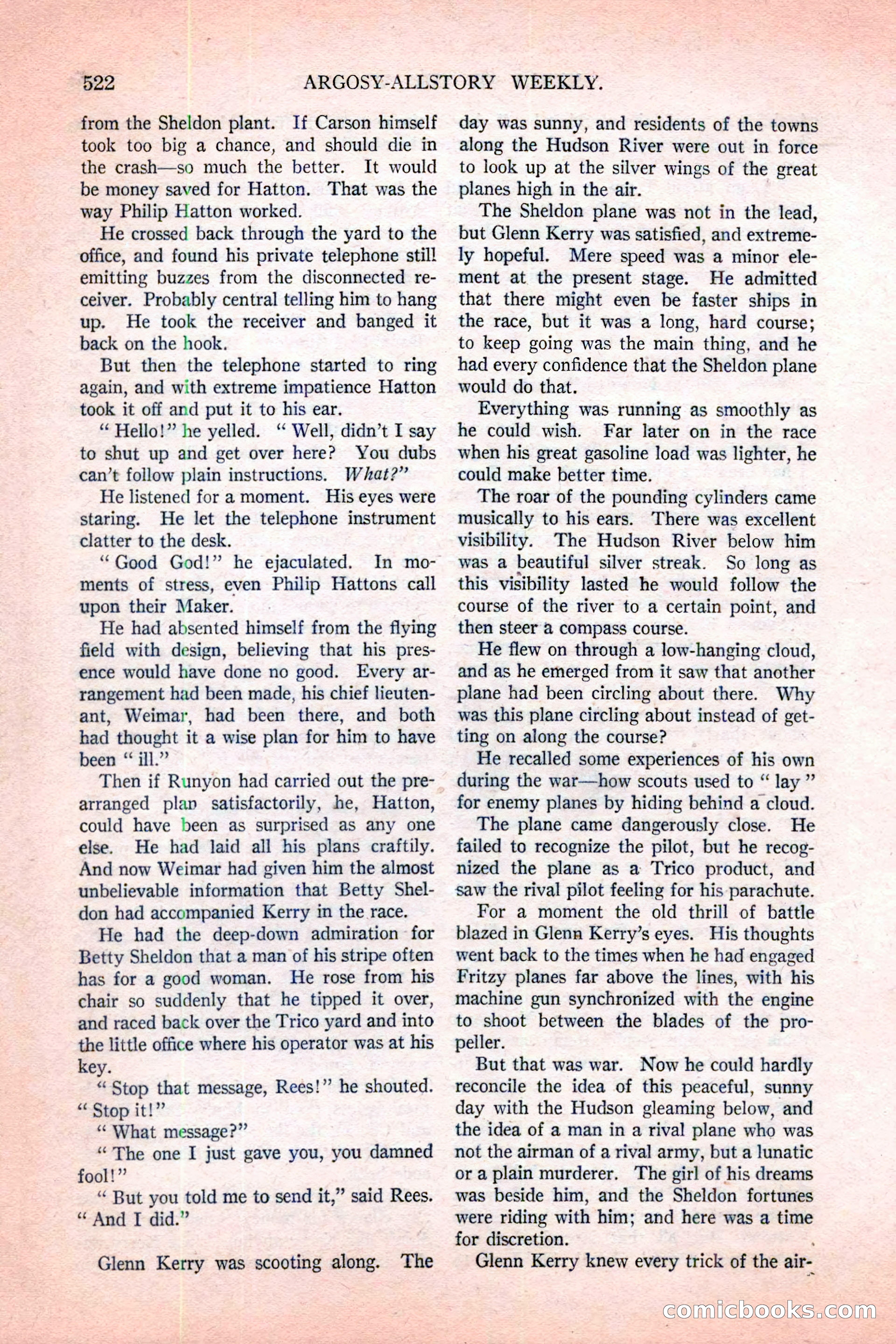 Argosy All-Story Weekly, November 12, 1927 — page 48 of 168