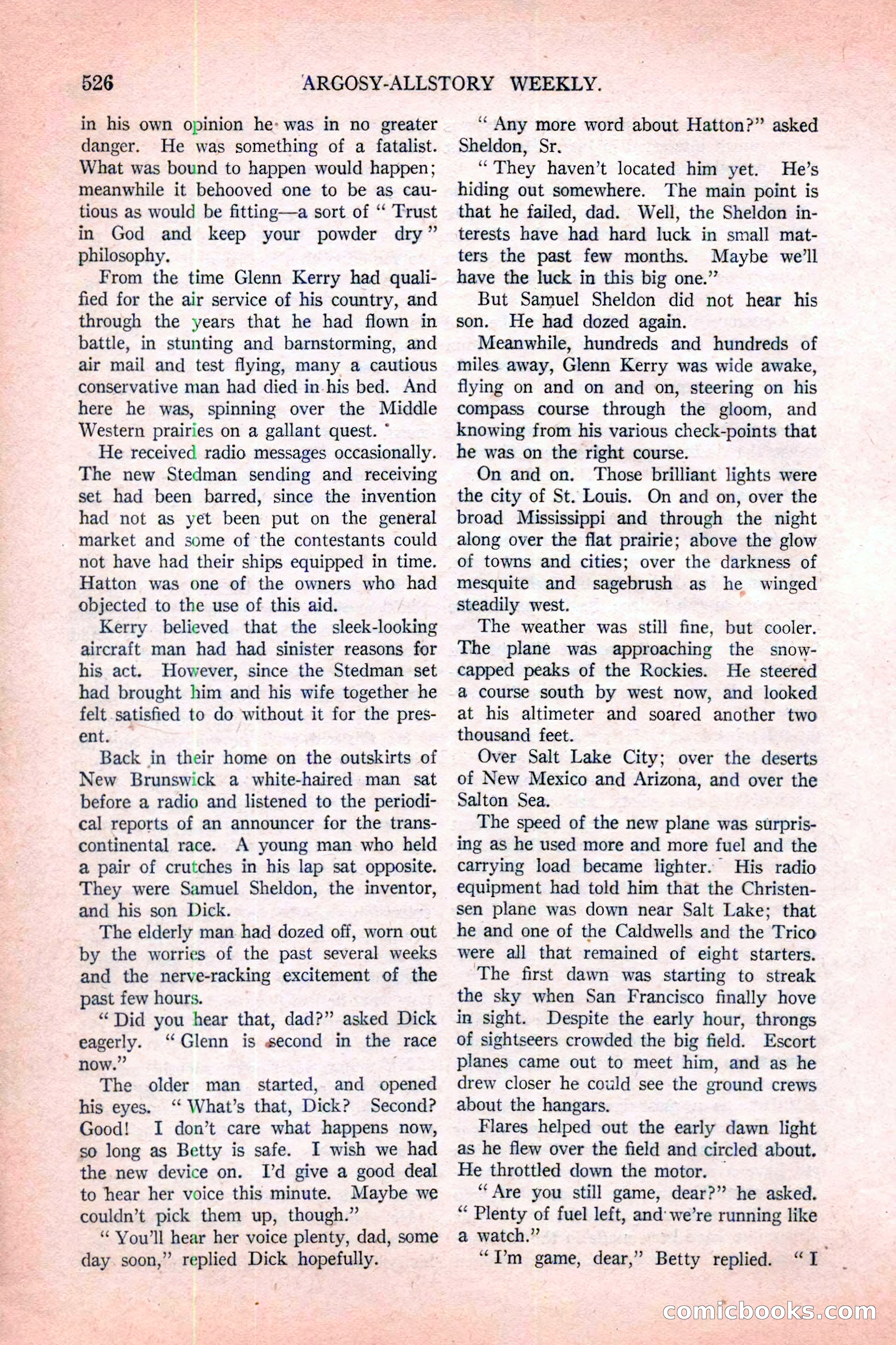 Argosy All-Story Weekly, November 12, 1927 — page 52 of 168