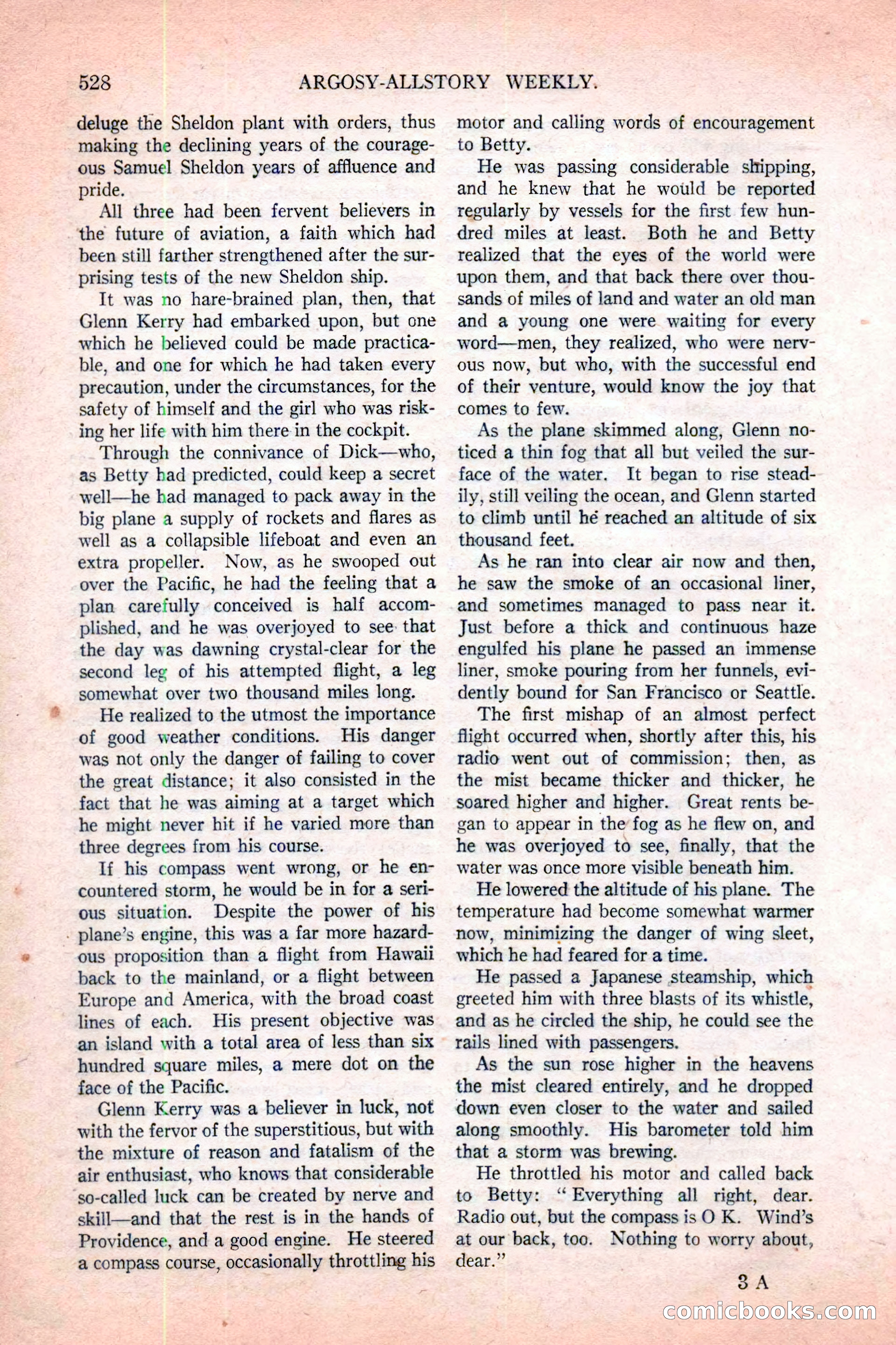 Argosy All-Story Weekly, November 12, 1927 — page 54 of 168