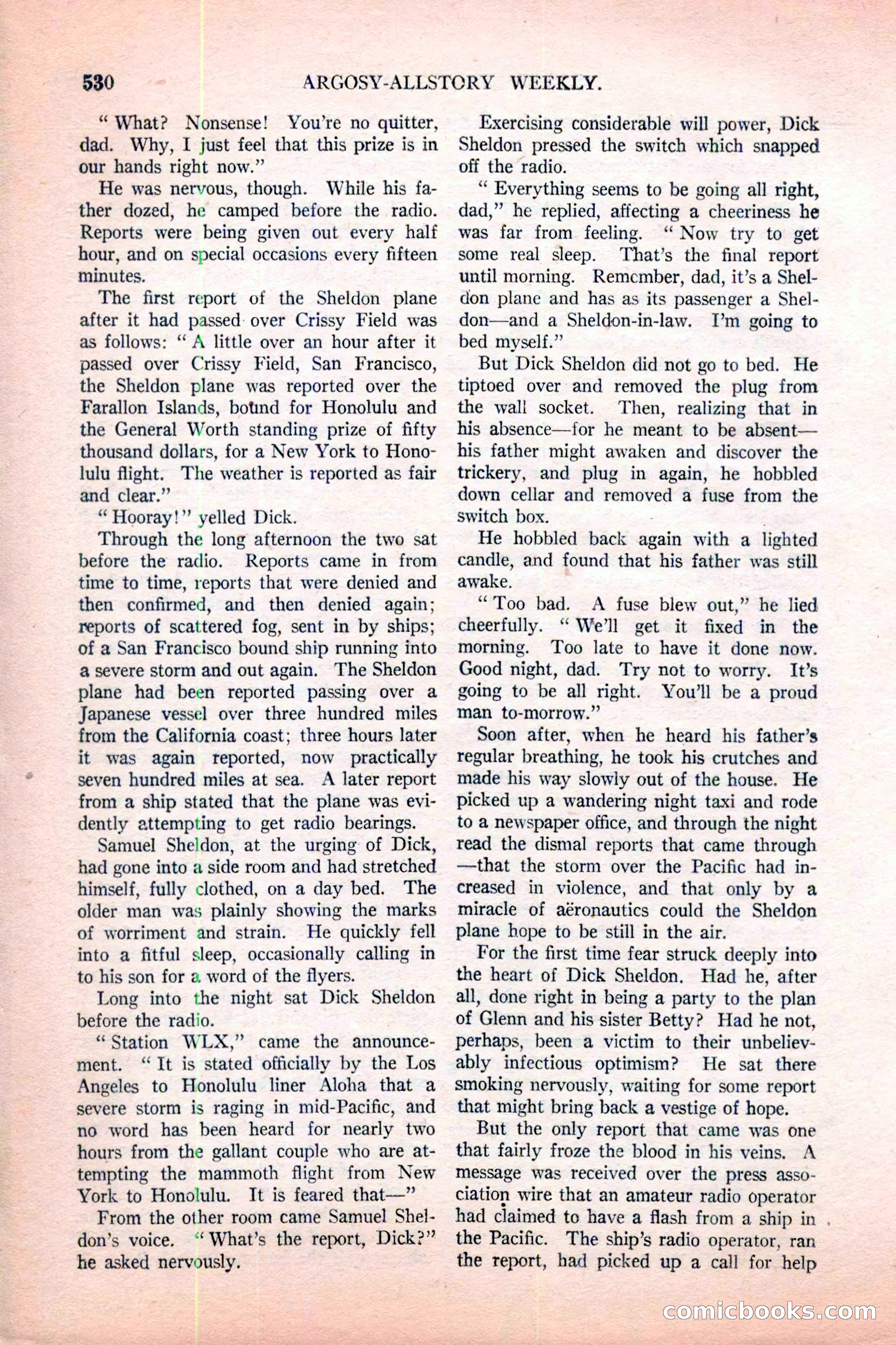 Argosy All-Story Weekly, November 12, 1927 — page 56 of 168