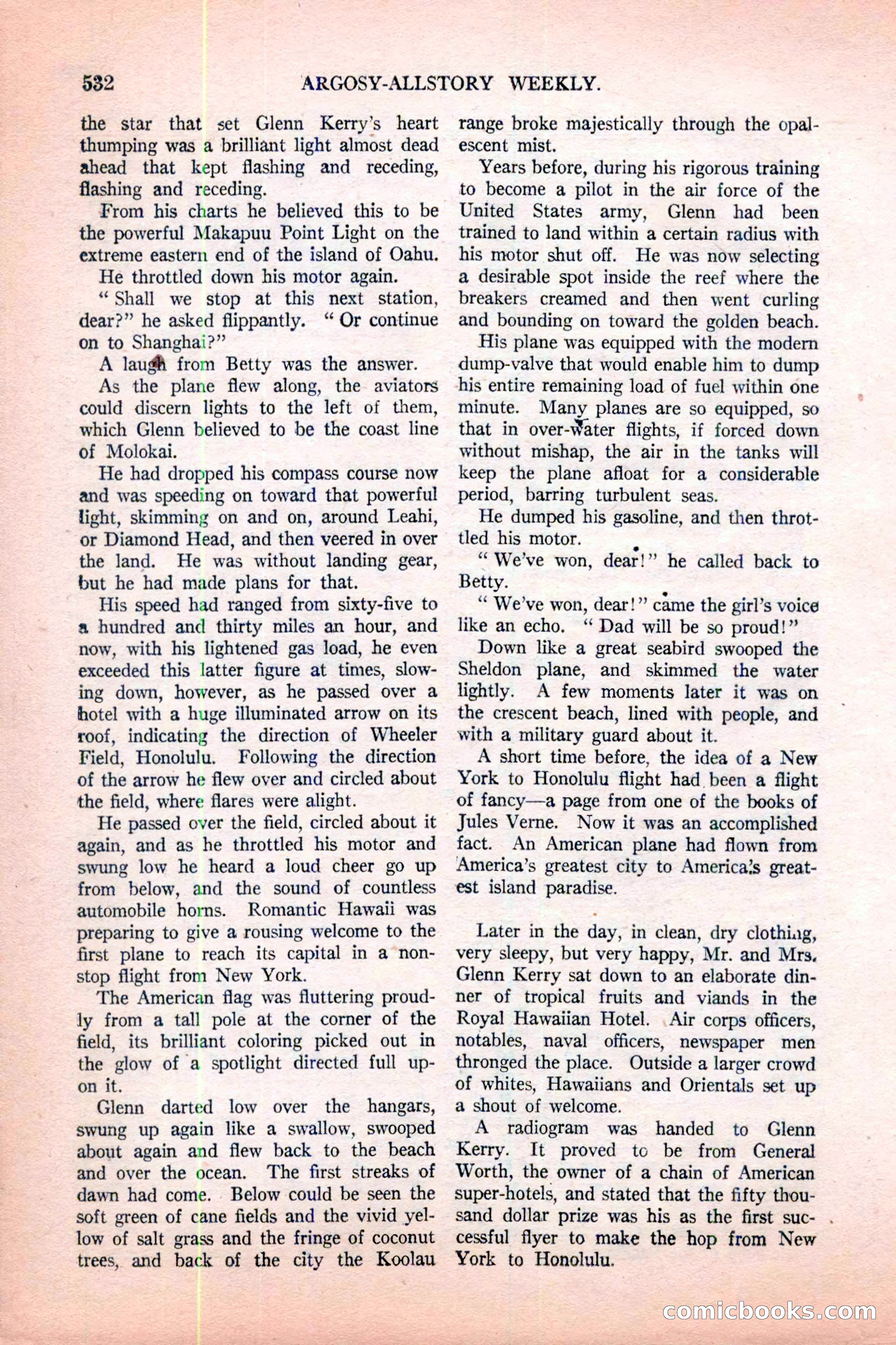 Argosy All-Story Weekly, November 12, 1927 — page 58 of 168