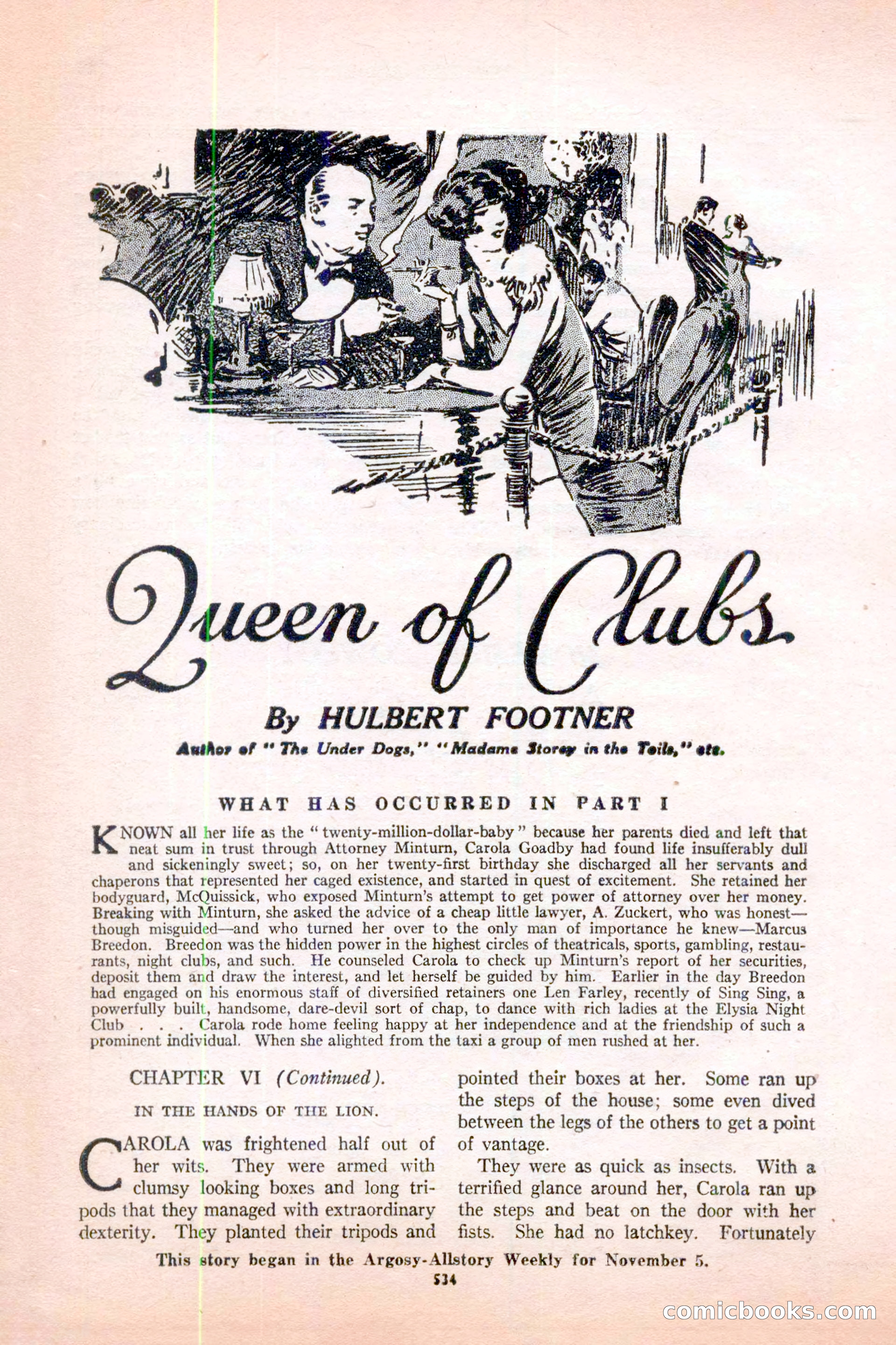 Argosy All-Story Weekly, November 12, 1927 — page 60 of 168