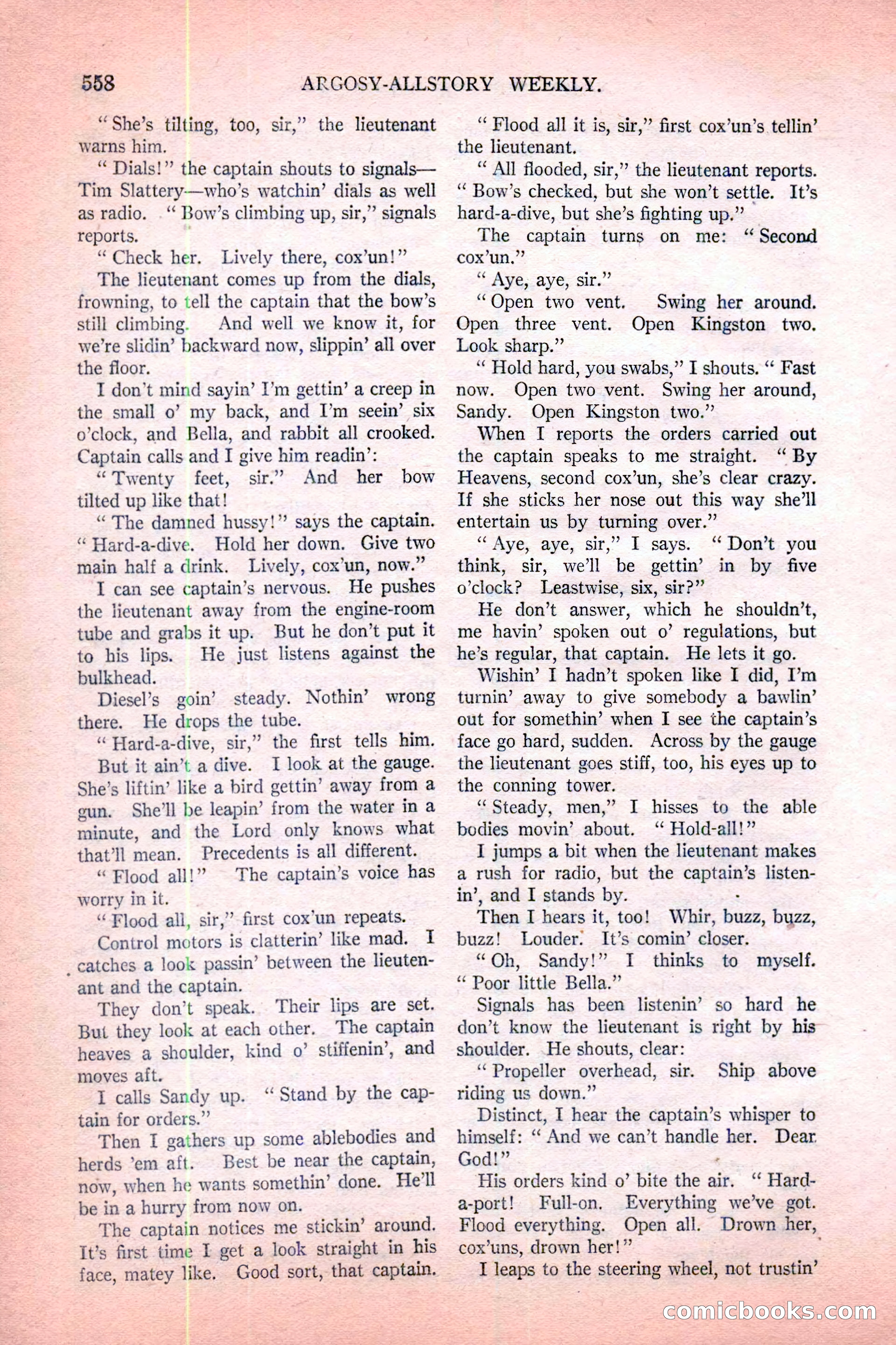 Argosy All-Story Weekly, November 12, 1927 — page 84 of 168