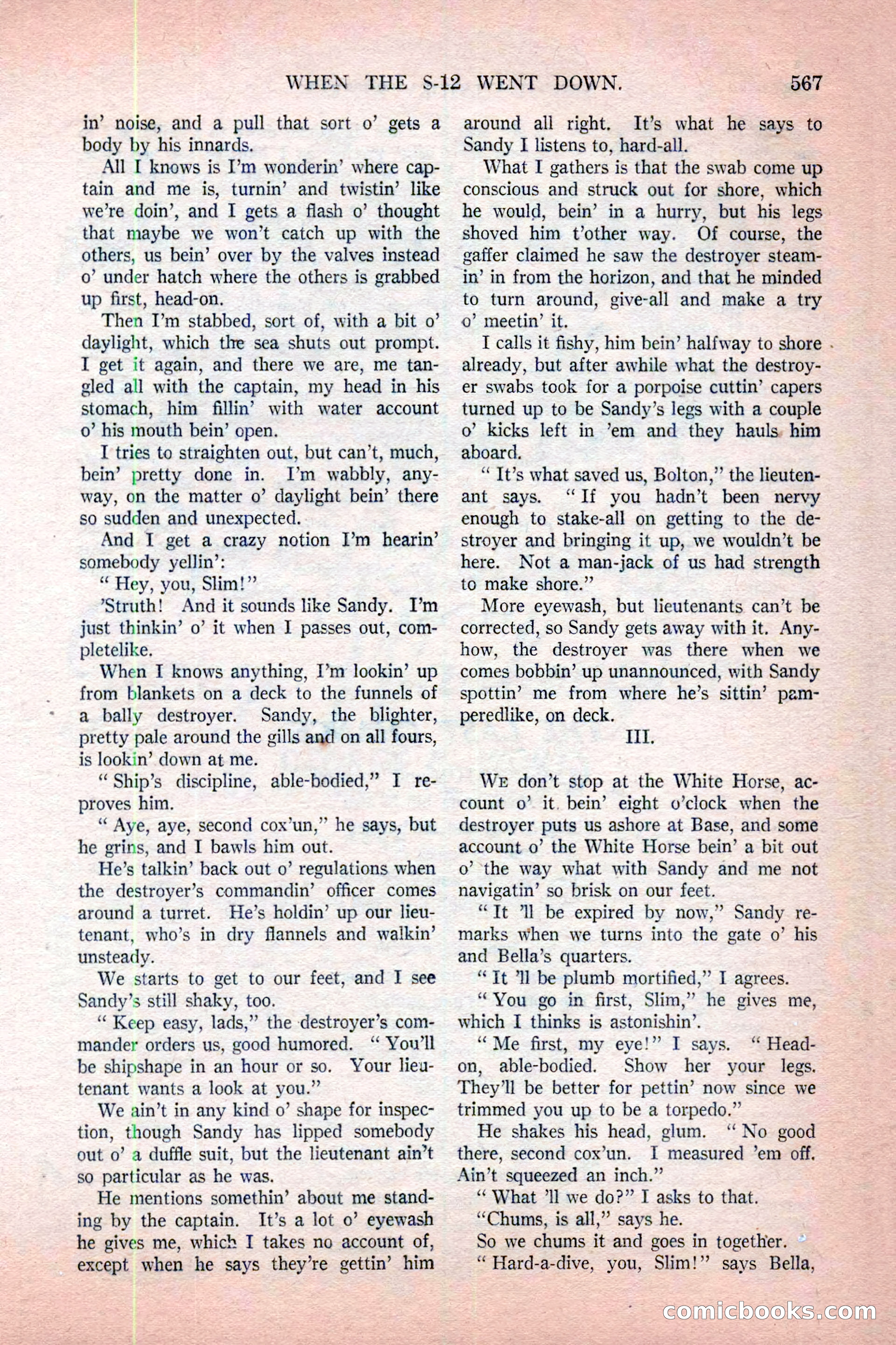 Argosy All-Story Weekly, November 12, 1927 — page 93 of 168