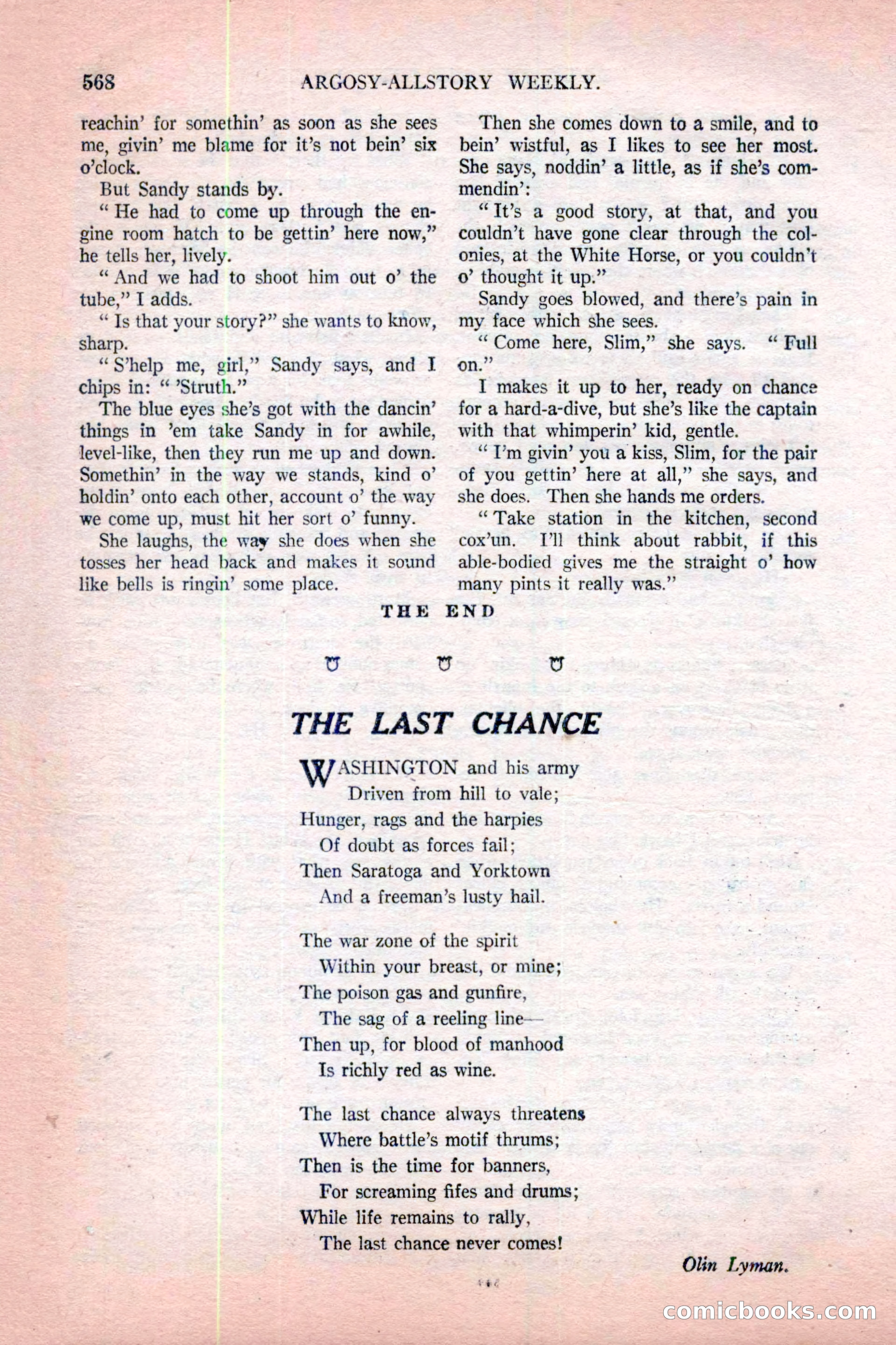 Argosy All-Story Weekly, November 12, 1927 — page 94 of 168