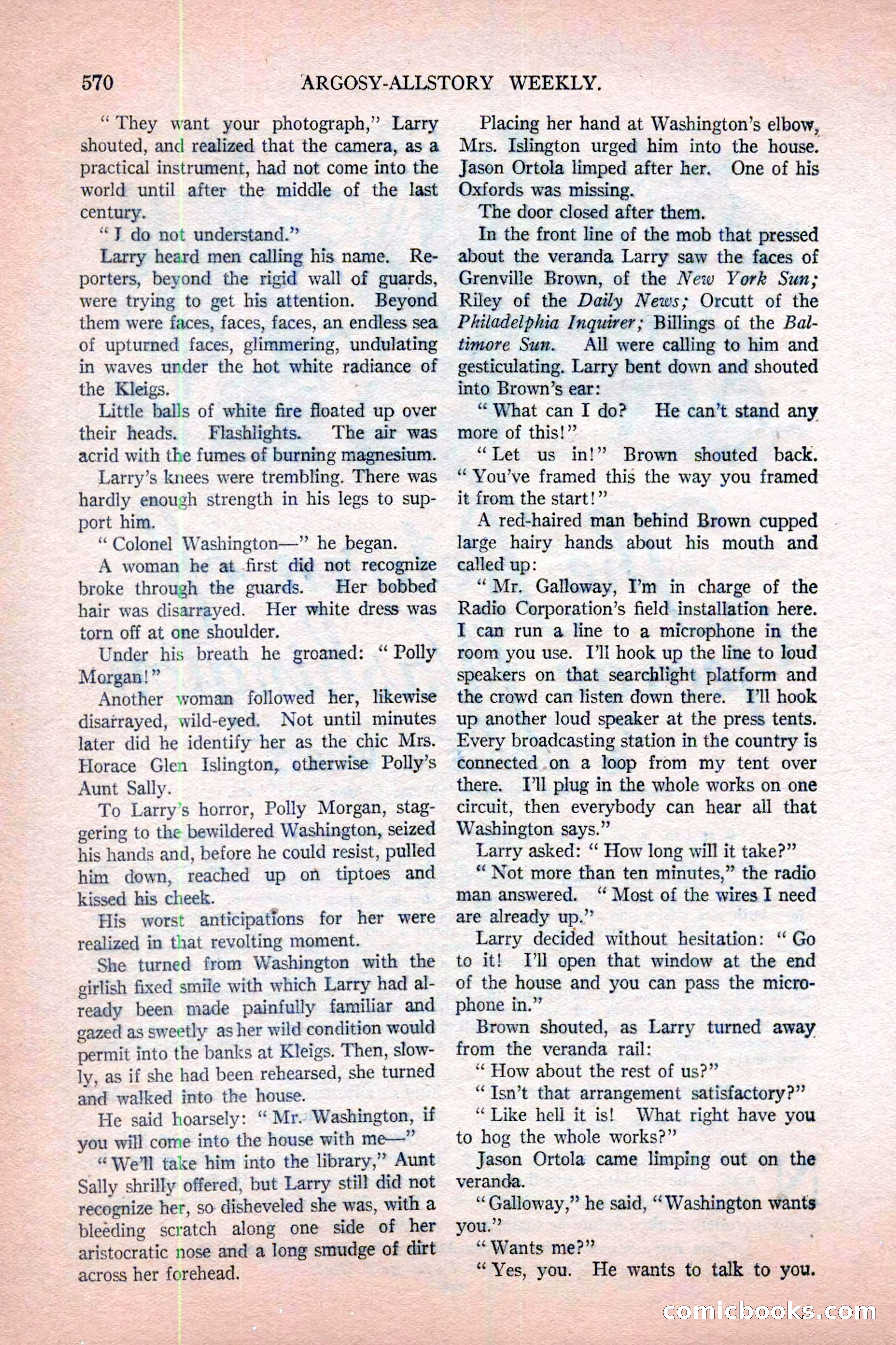 Argosy All-Story Weekly, November 12, 1927 — page 96 of 168