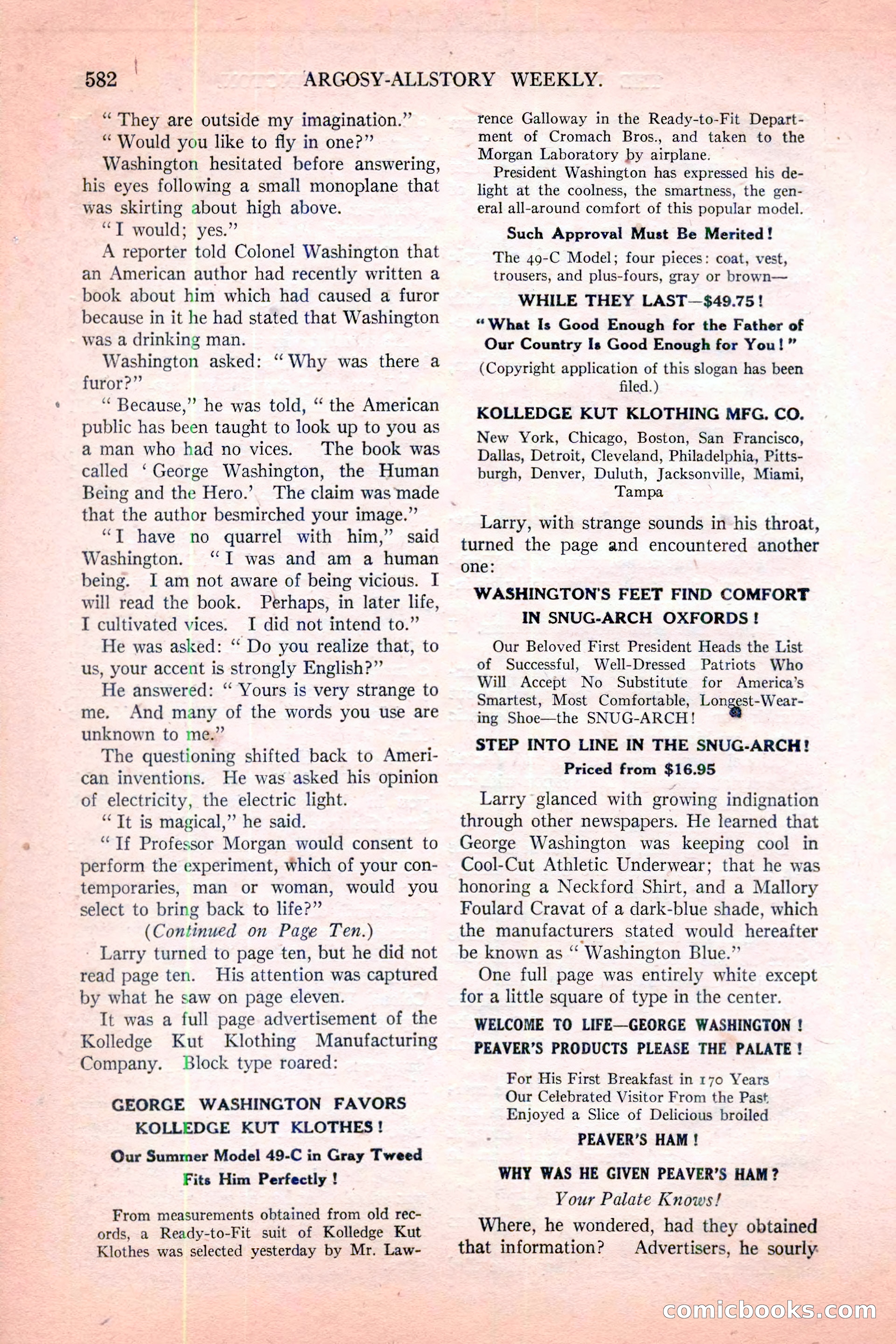 Argosy All-Story Weekly, November 12, 1927 — page 108 of 168