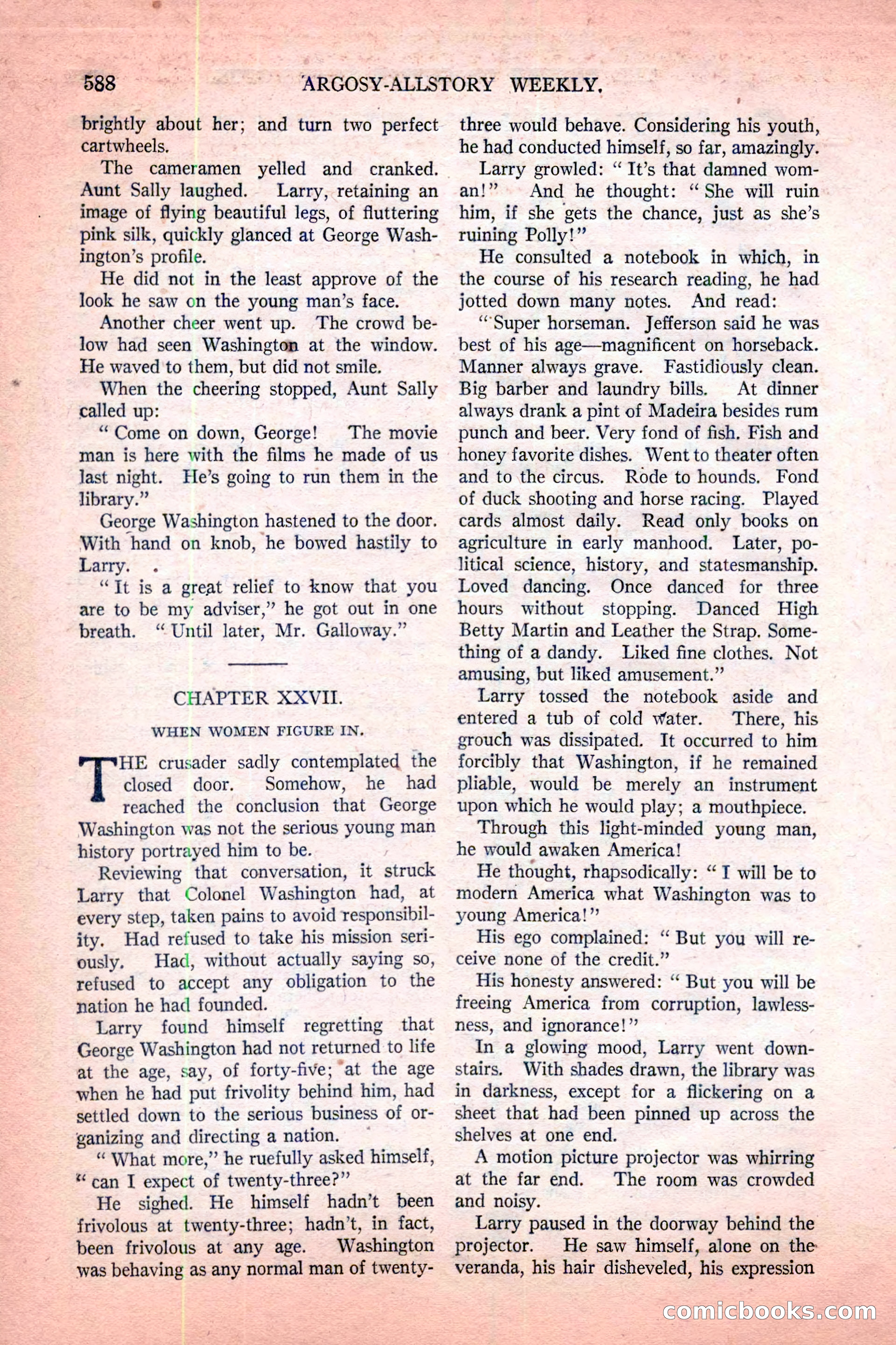 Argosy All-Story Weekly, November 12, 1927 — page 114 of 168