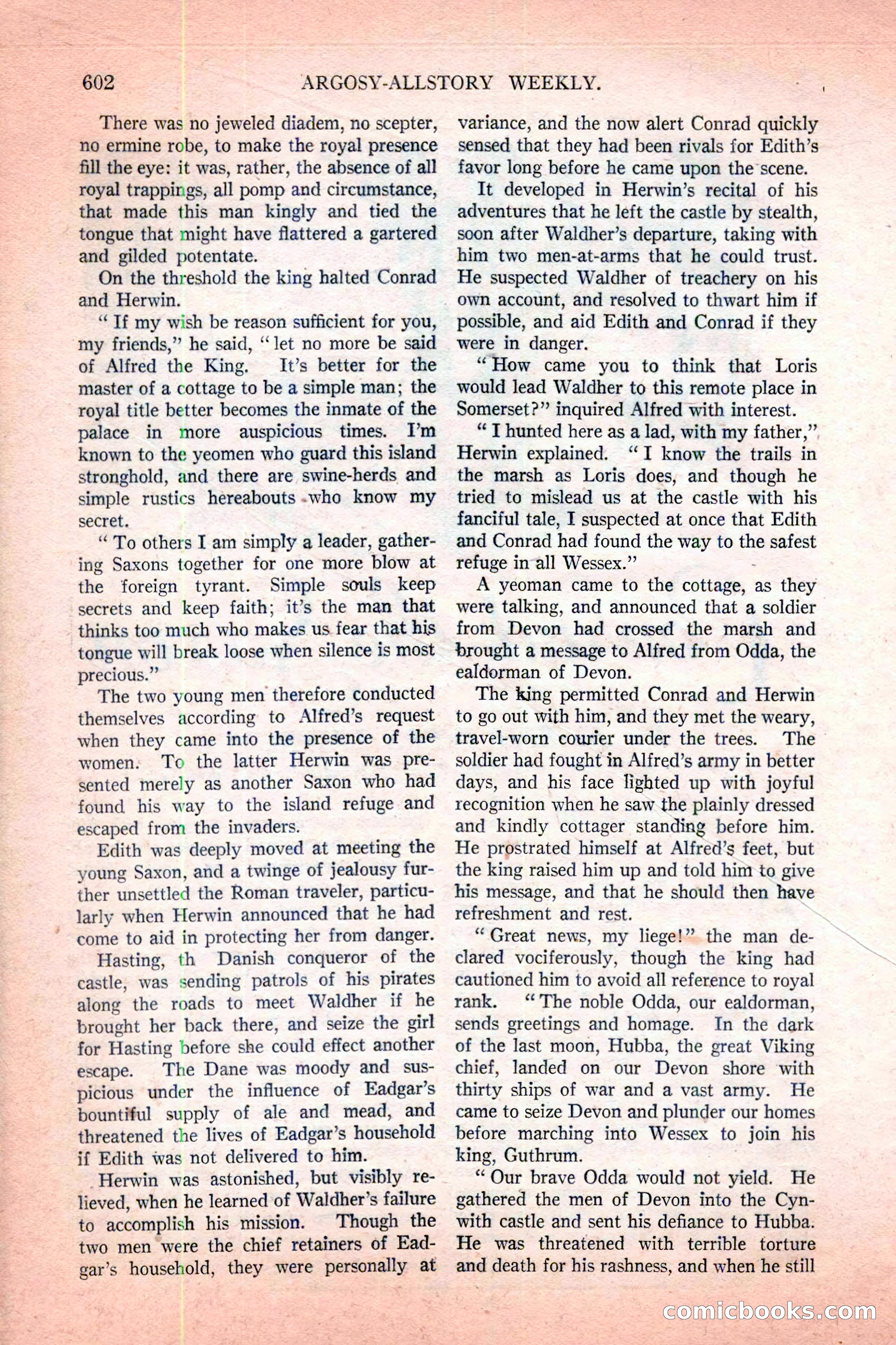 Argosy All-Story Weekly, November 12, 1927 — page 128 of 168