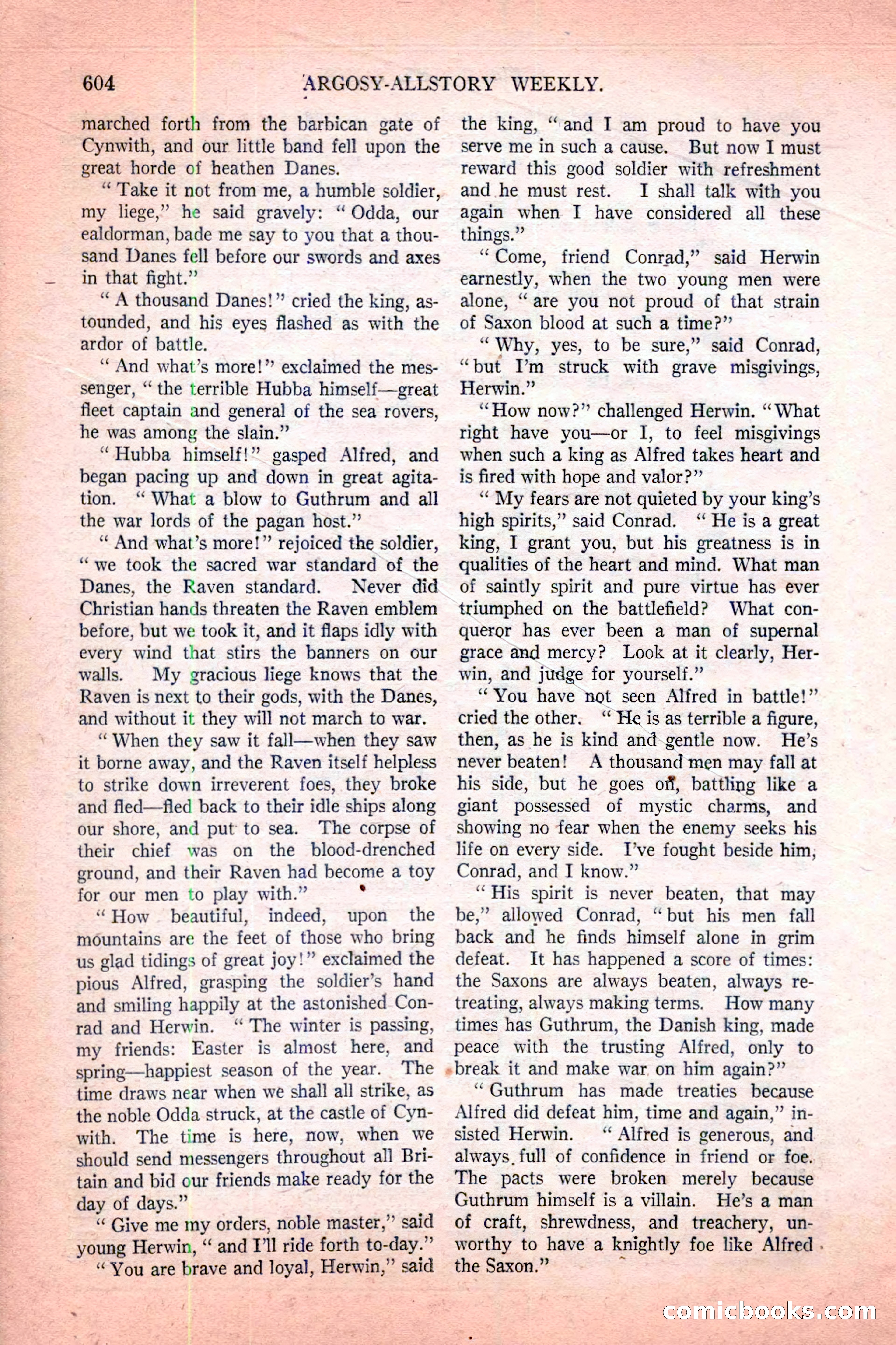 Argosy All-Story Weekly, November 12, 1927 — page 130 of 168