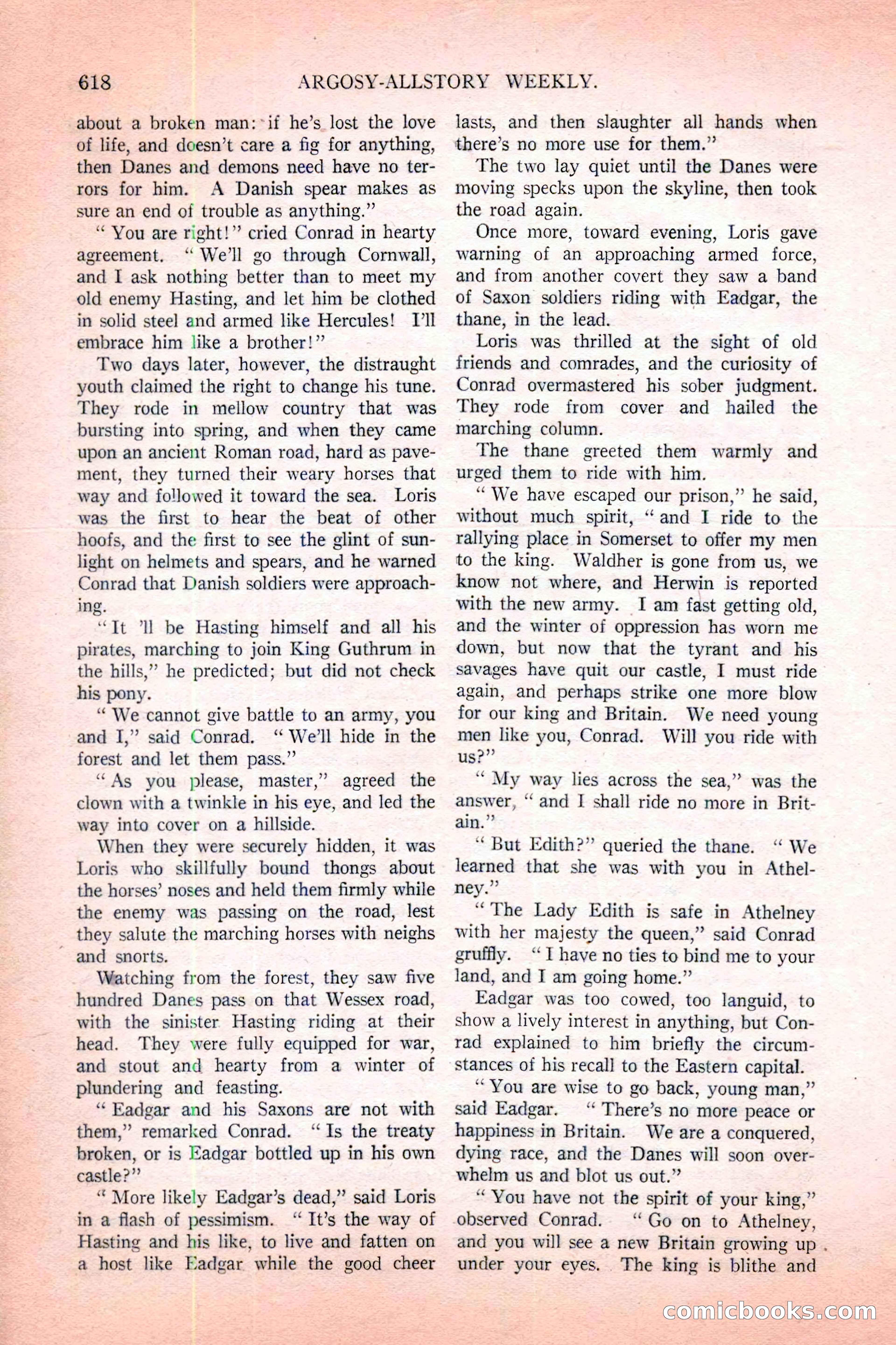 Argosy All-Story Weekly, November 12, 1927 — page 144 of 168