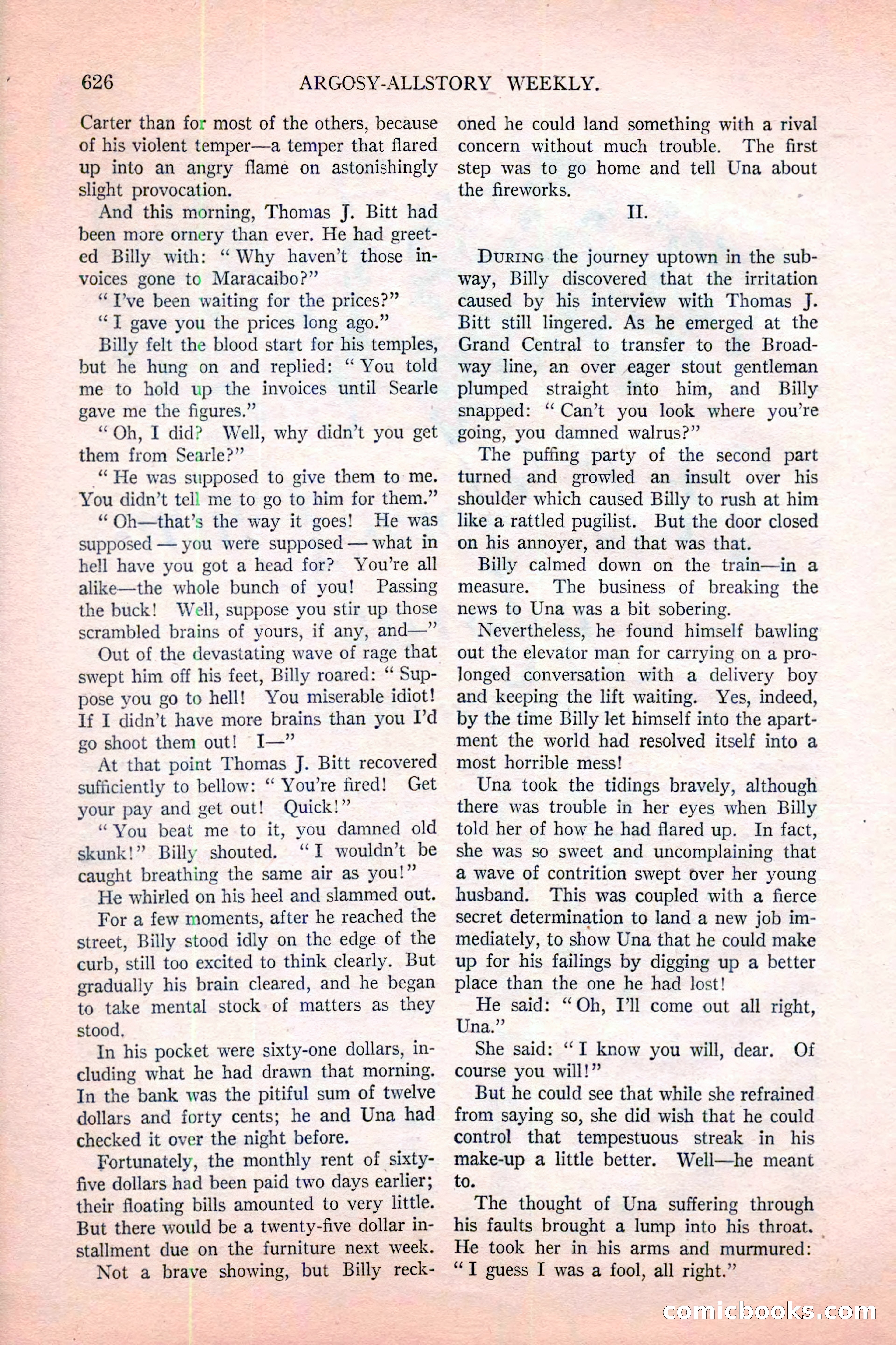 Argosy All-Story Weekly, November 12, 1927 — page 152 of 168