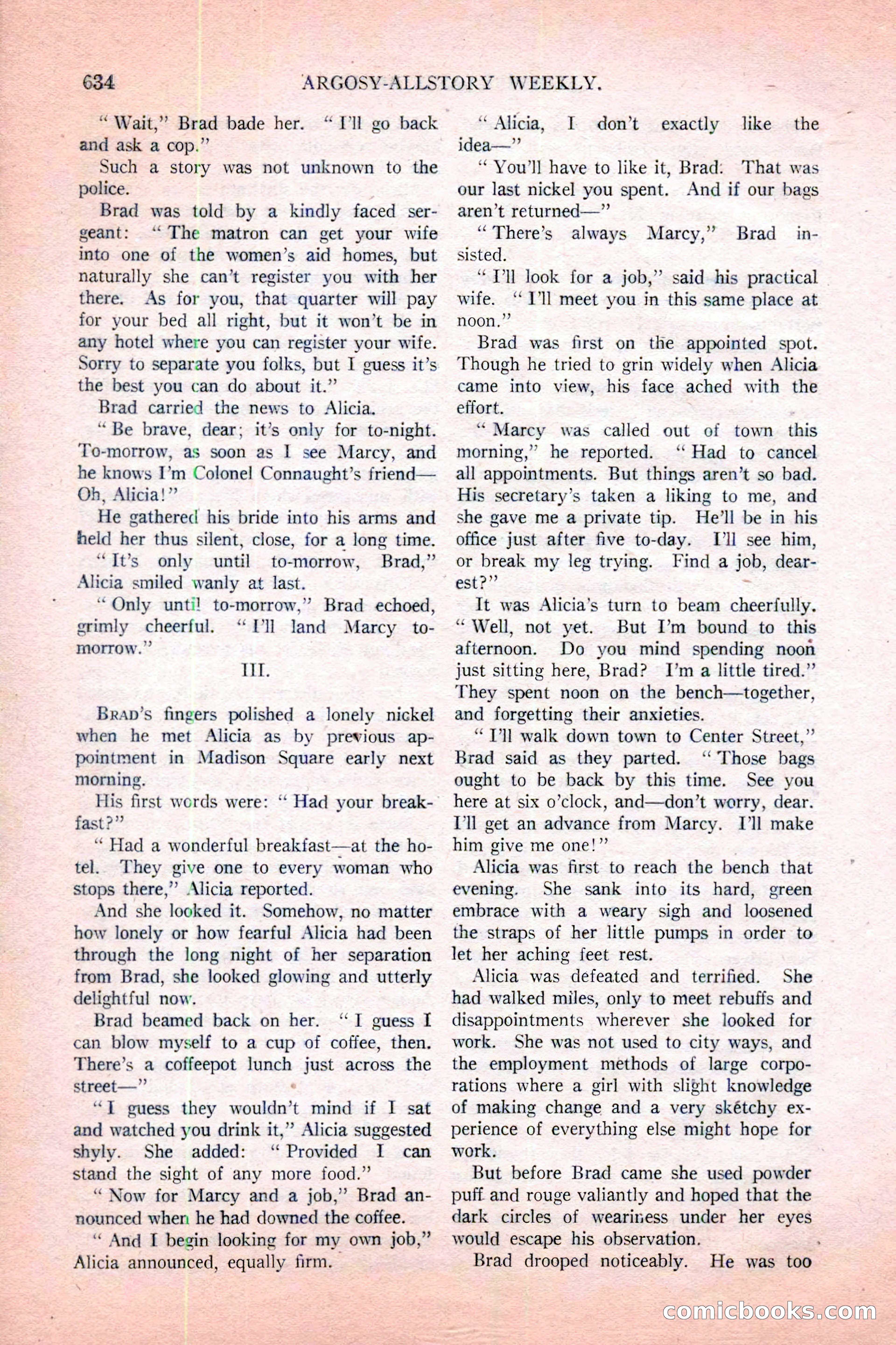Argosy All-Story Weekly, November 12, 1927 — page 160 of 168