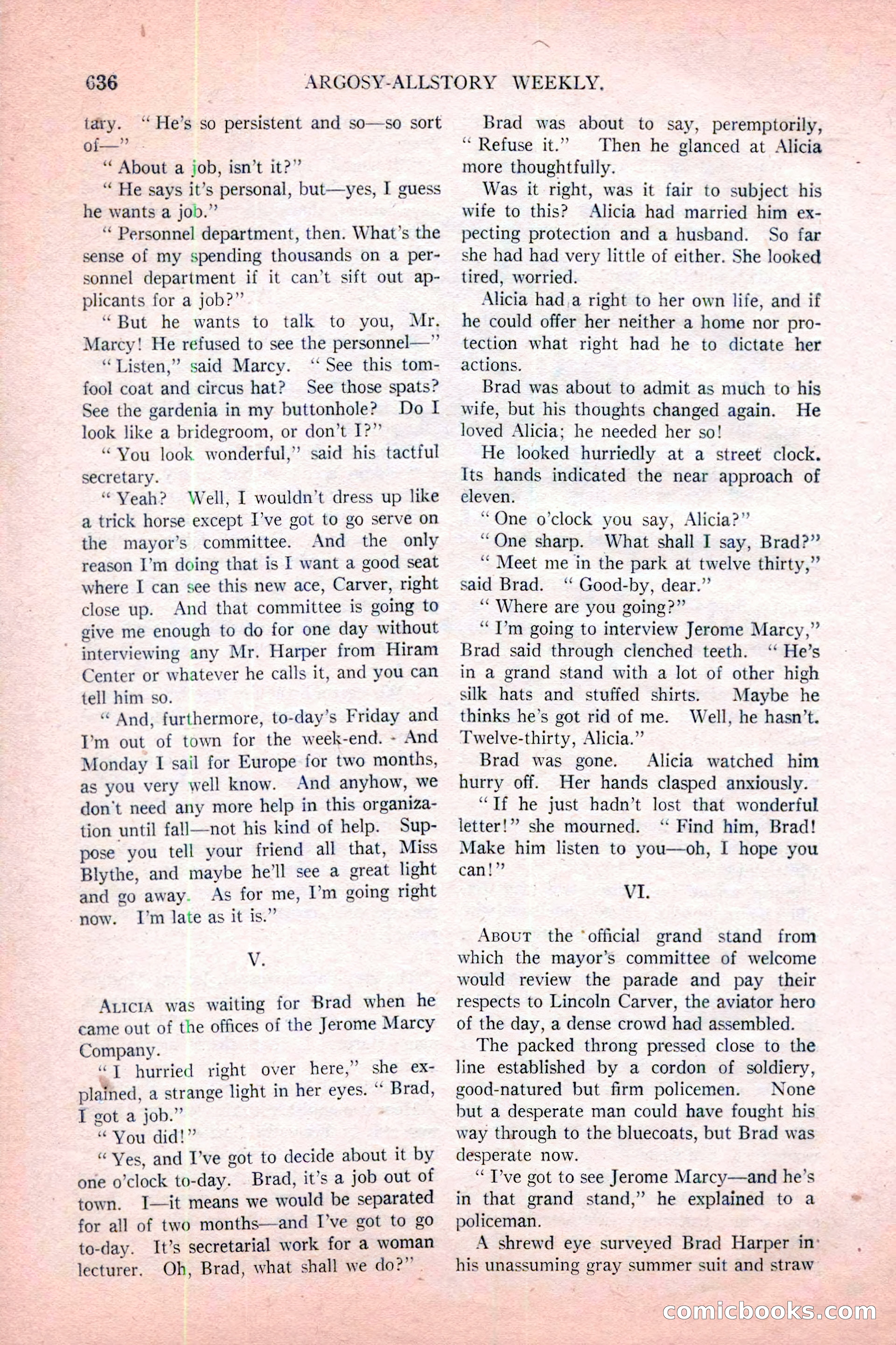 Argosy All-Story Weekly, November 12, 1927 — page 162 of 168