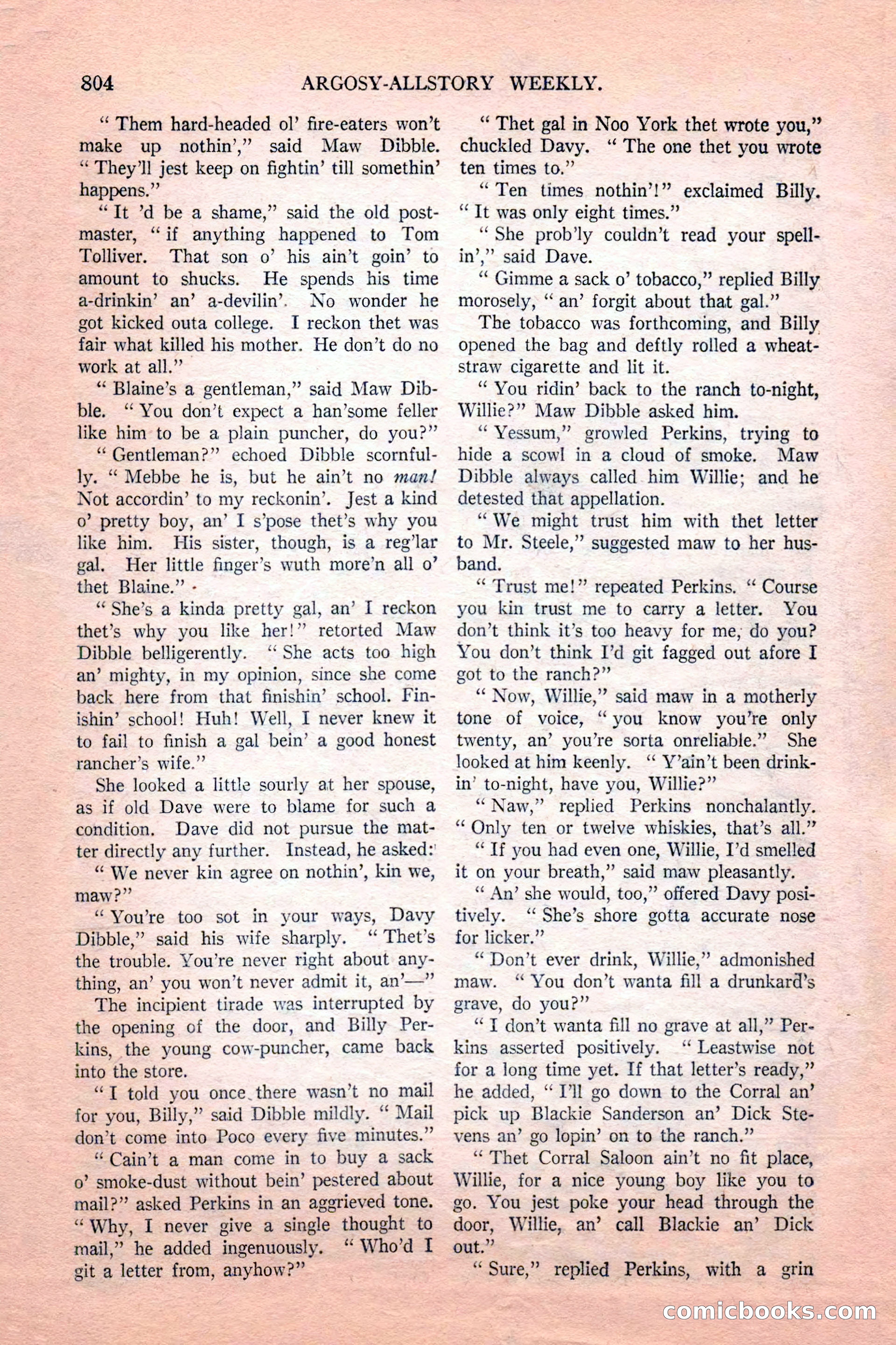 Argosy All-Story Weekly, February 18, 1928 — page 6 of 164