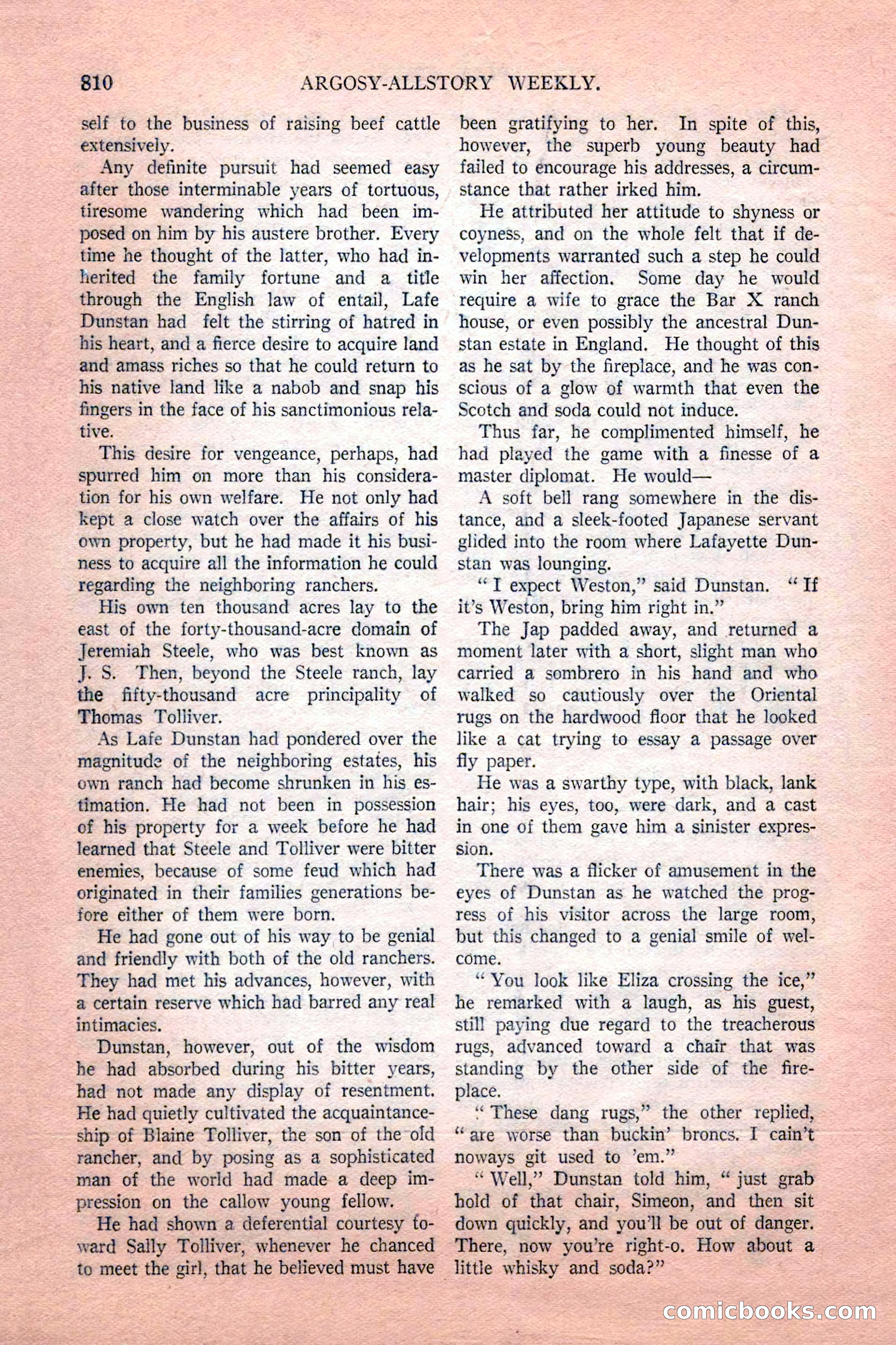 Argosy All-Story Weekly, February 18, 1928 — page 12 of 164