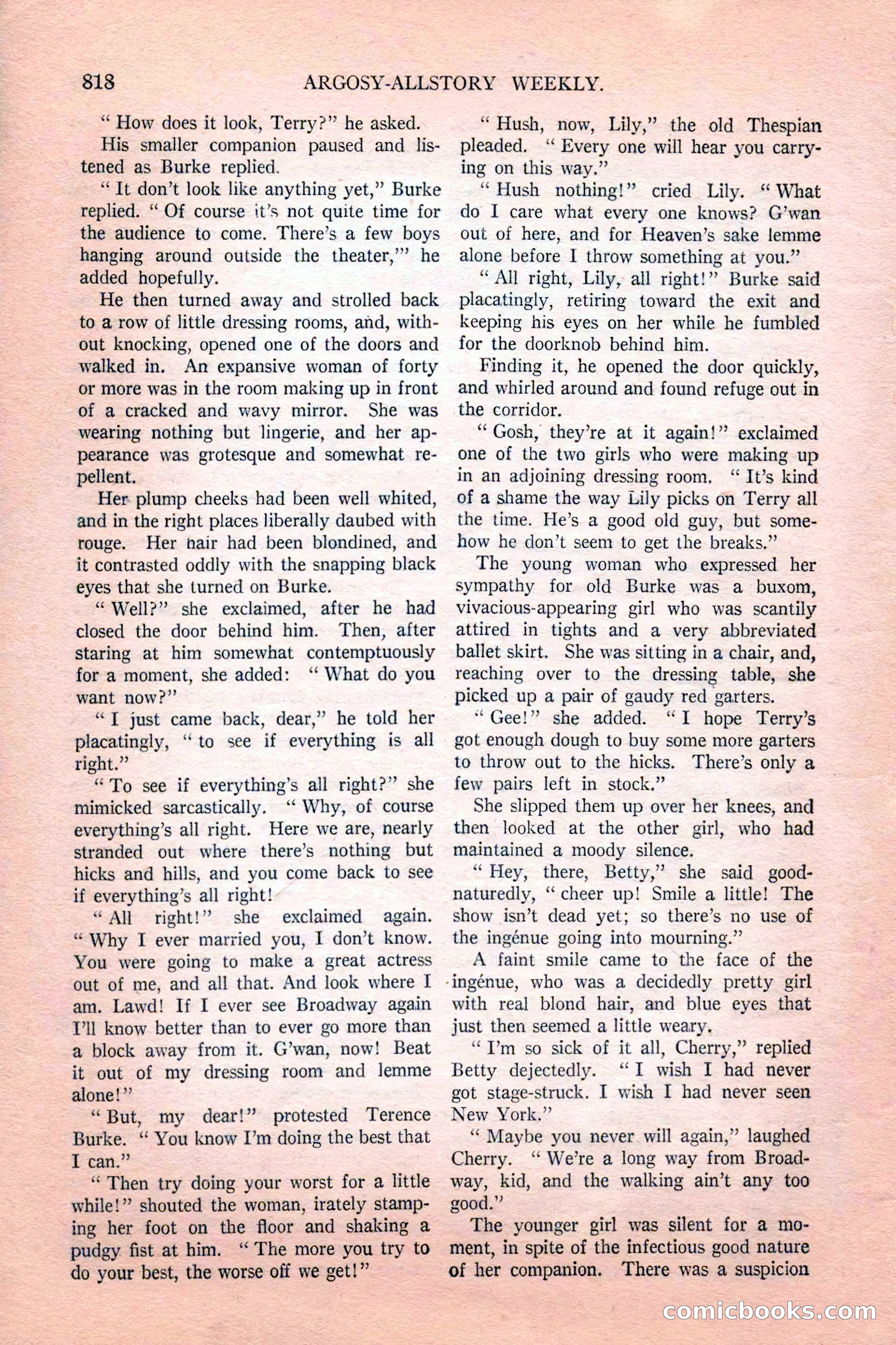 Argosy All-Story Weekly, February 18, 1928 — page 20 of 164