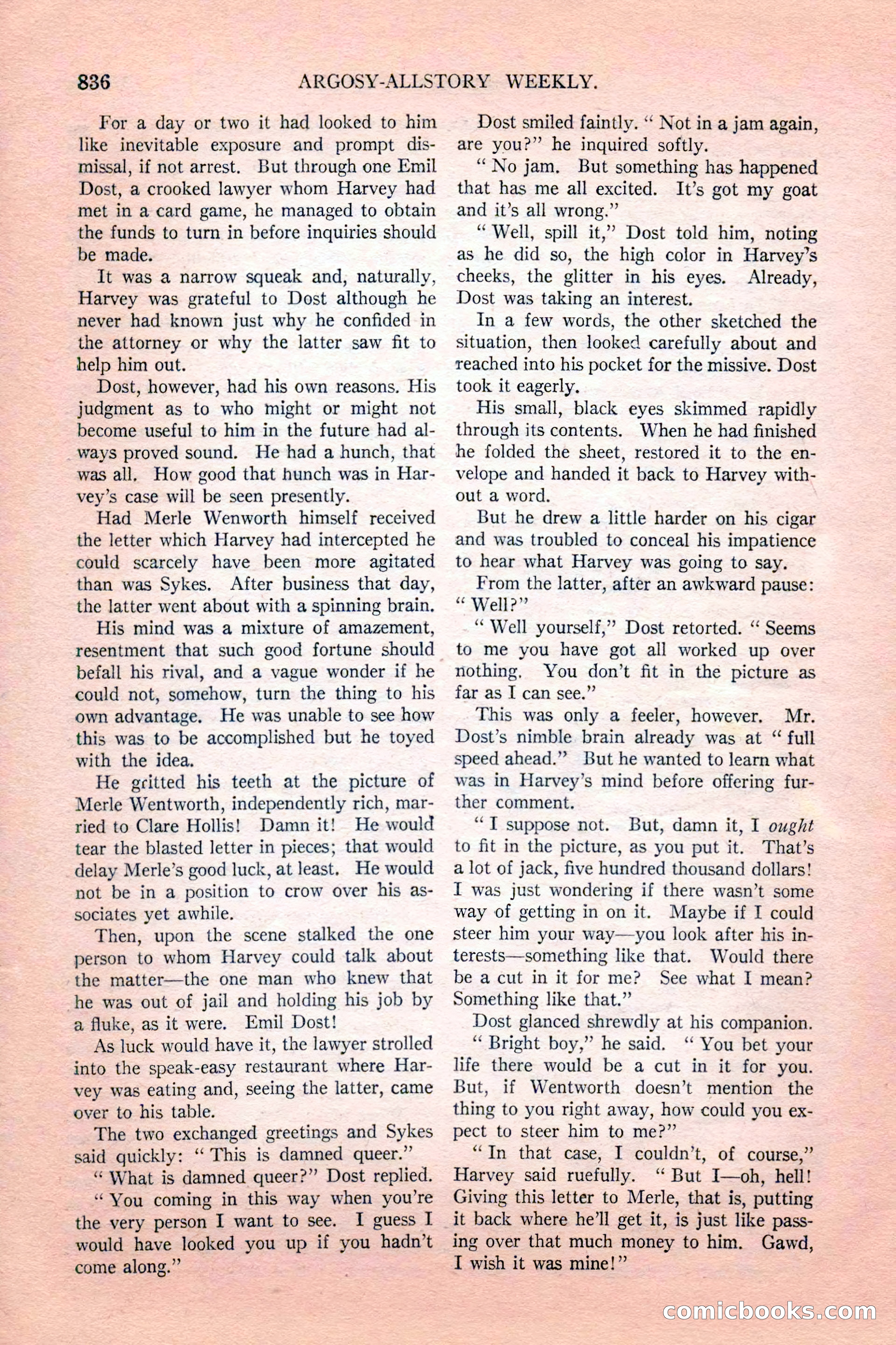 Argosy All-Story Weekly, February 18, 1928 — page 38 of 164