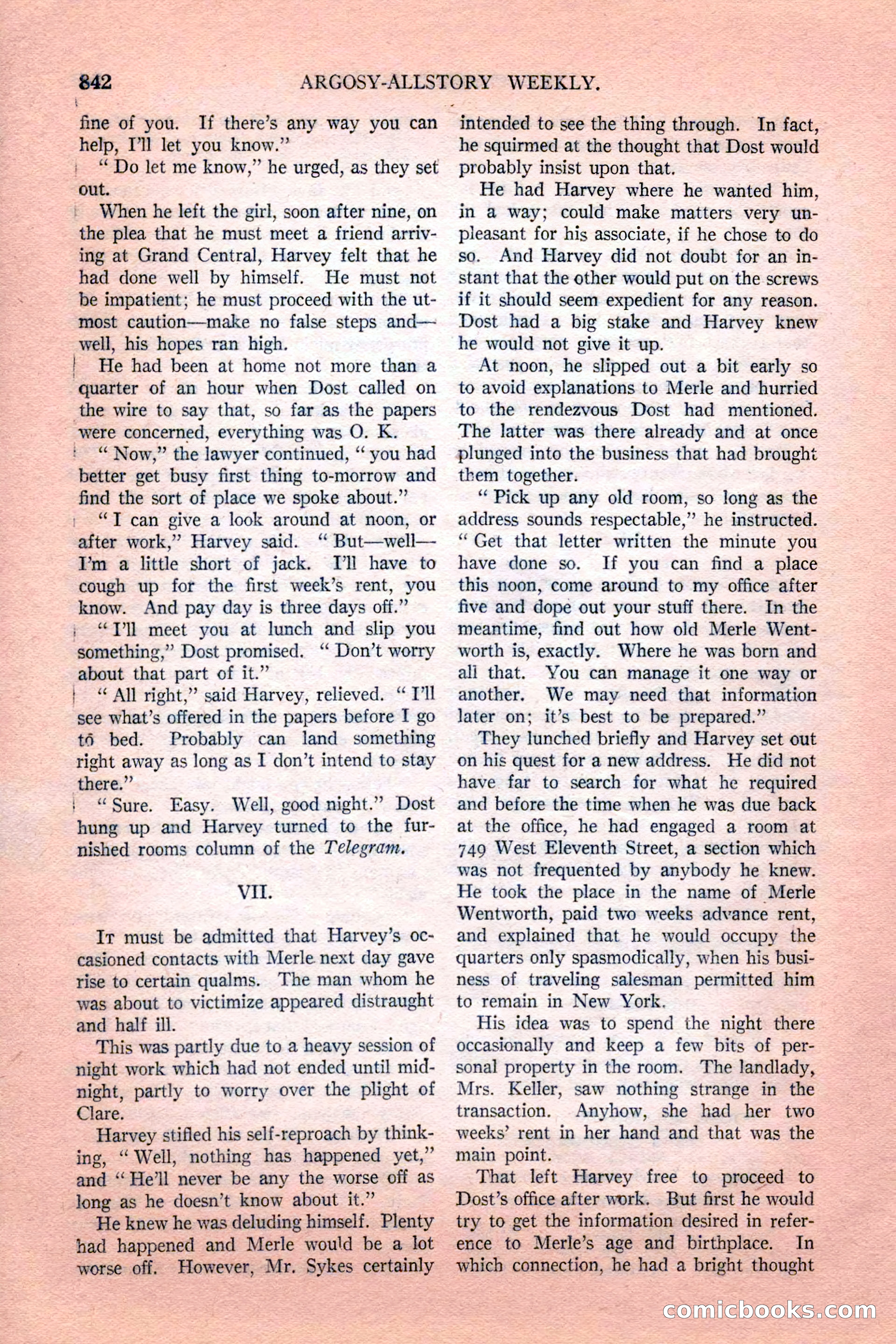 Argosy All-Story Weekly, February 18, 1928 — page 44 of 164